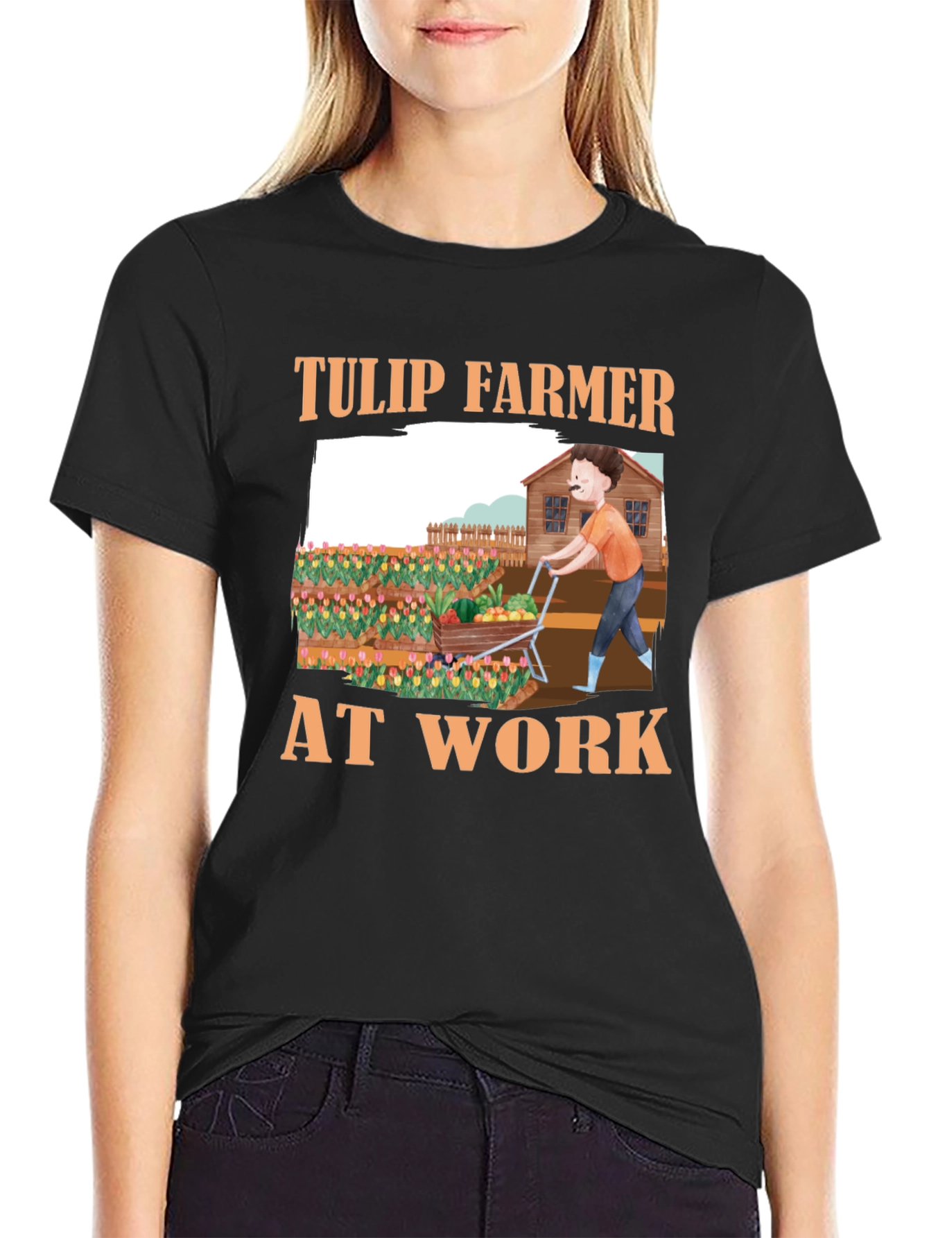 Tulip Farmer at Work T-Shirt