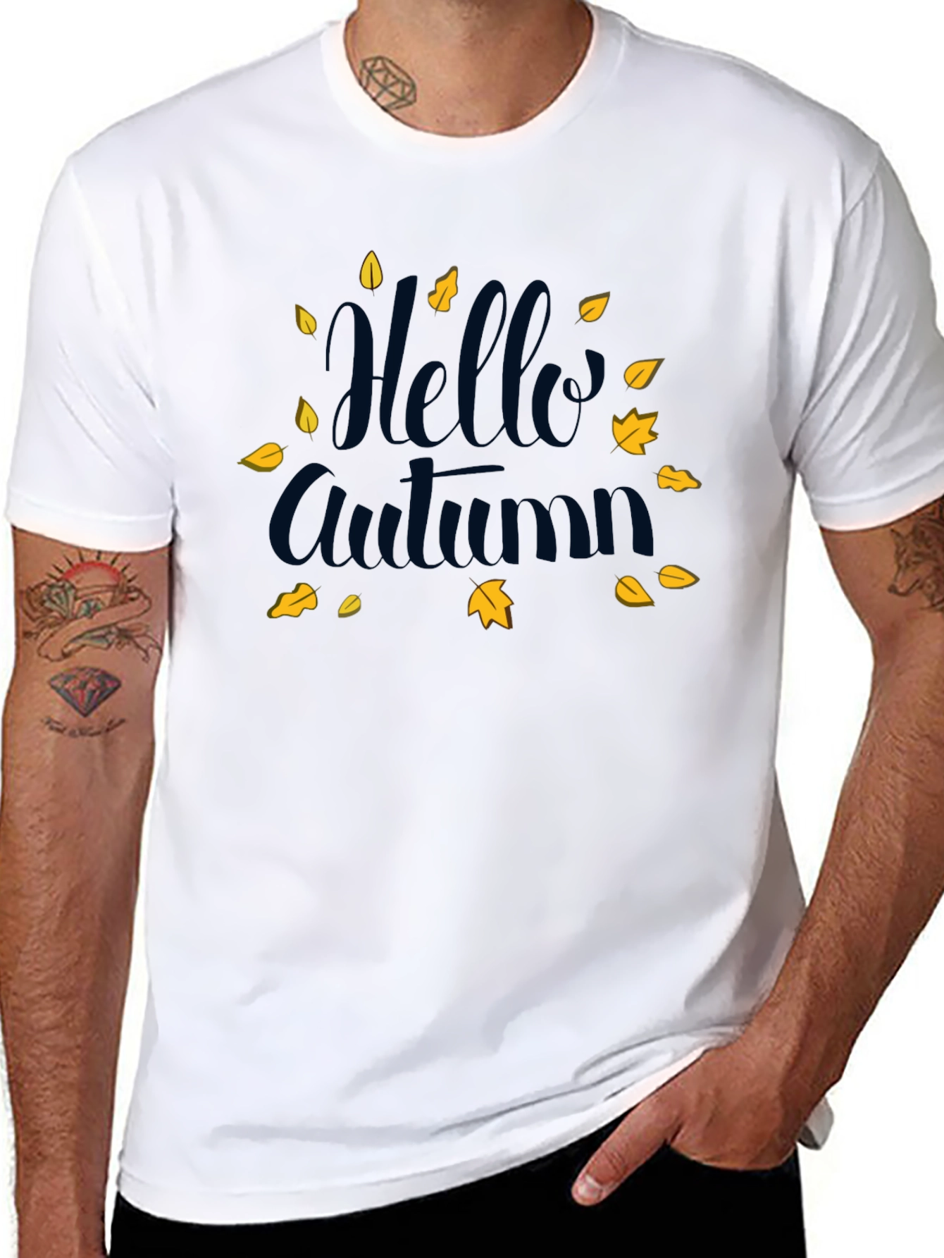 Hello Autumn Graphic T-Shirt