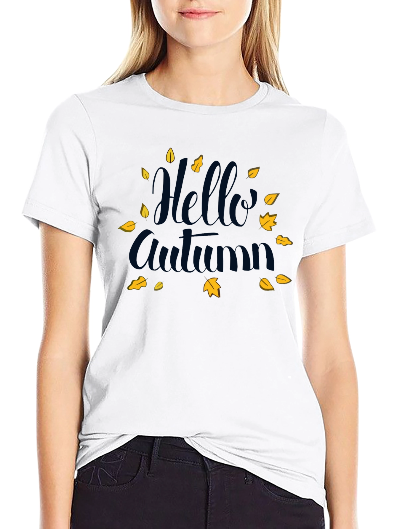 Hello Autumn Graphic T-Shirt