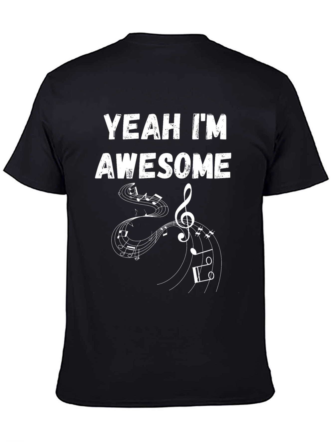 Awesome Music Lover T-Shirt - Black