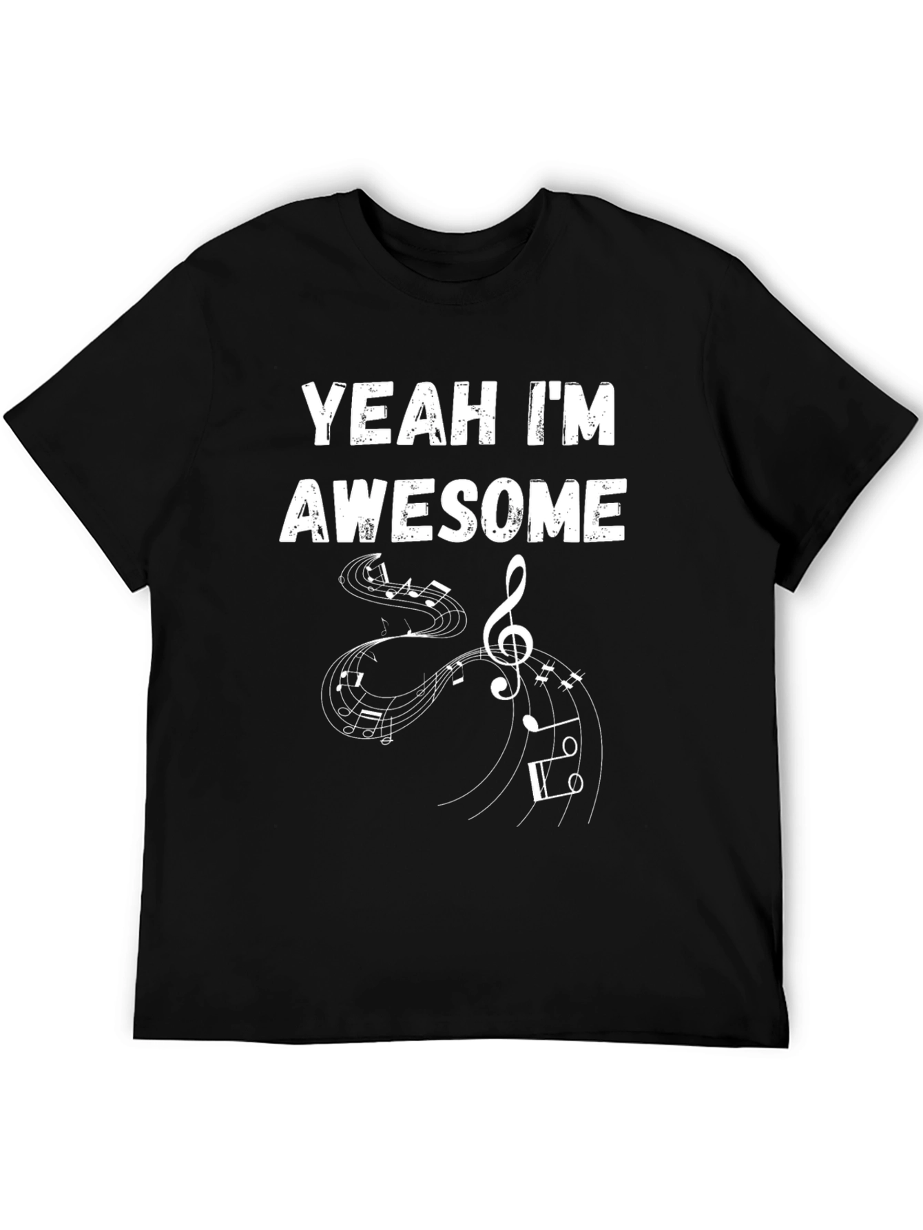 Awesome Music Lover T-Shirt - Black