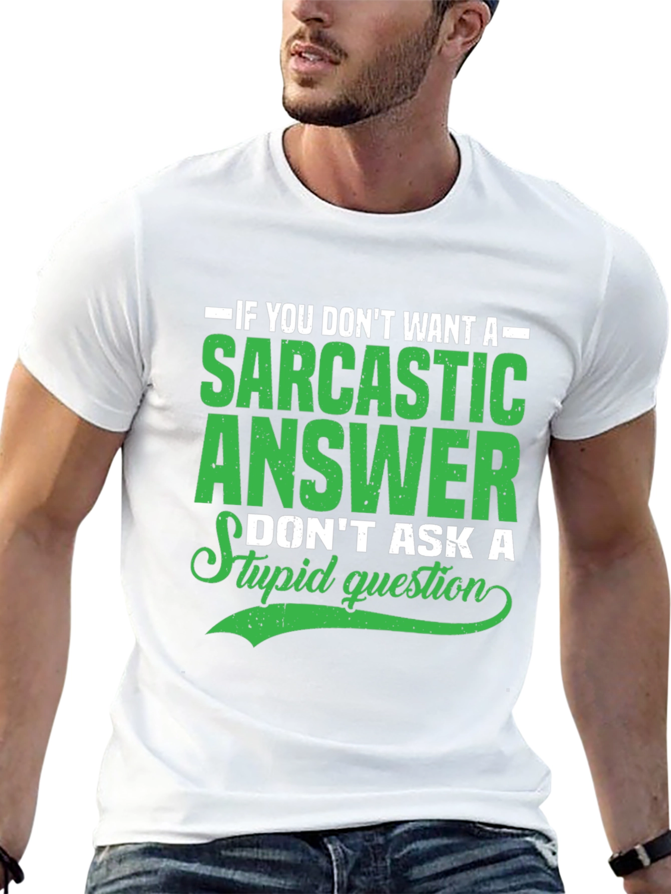Sarcastic Answer Graphic T-Shirt