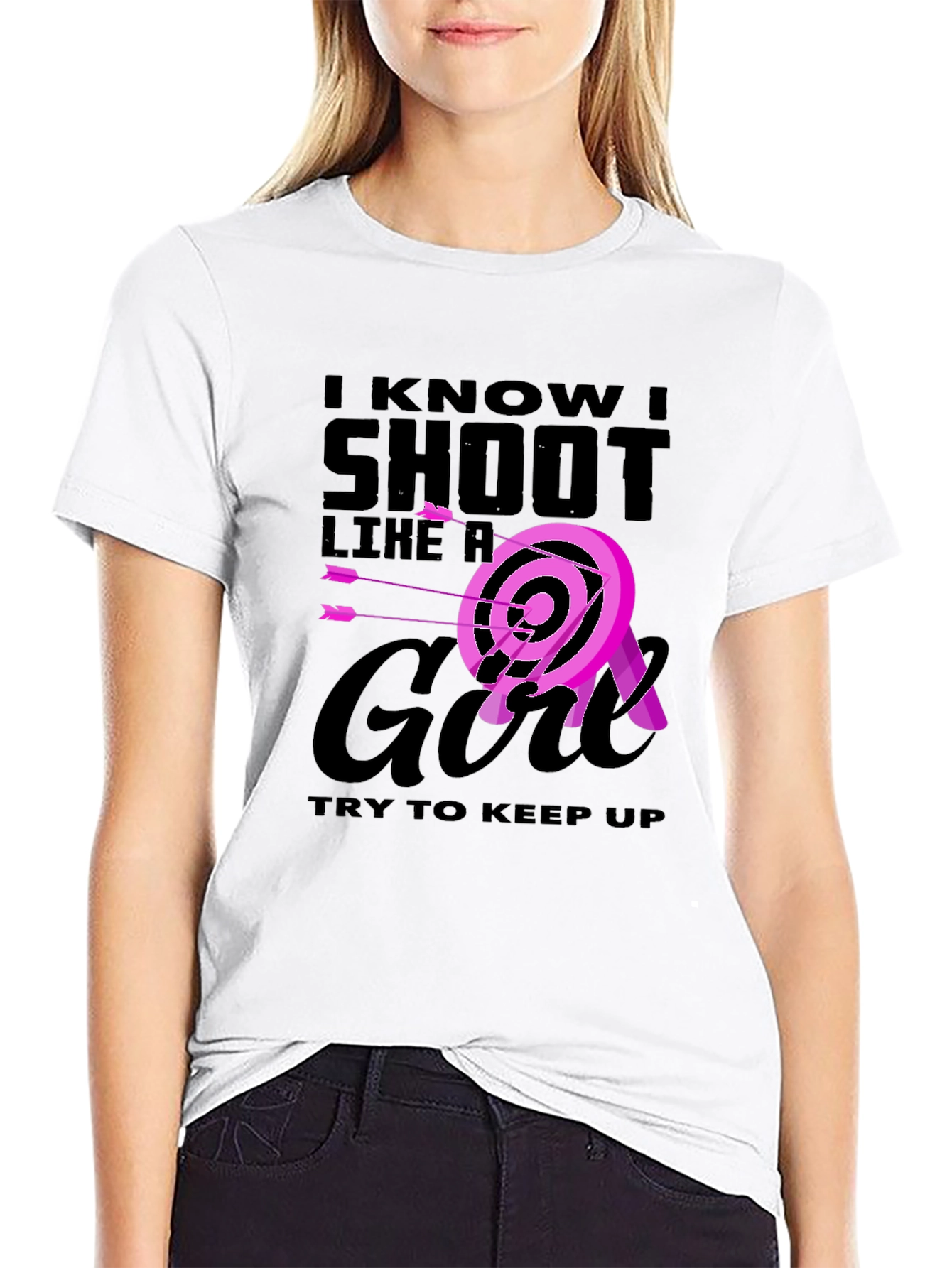 I Shoot Like A Girl T-Shirt