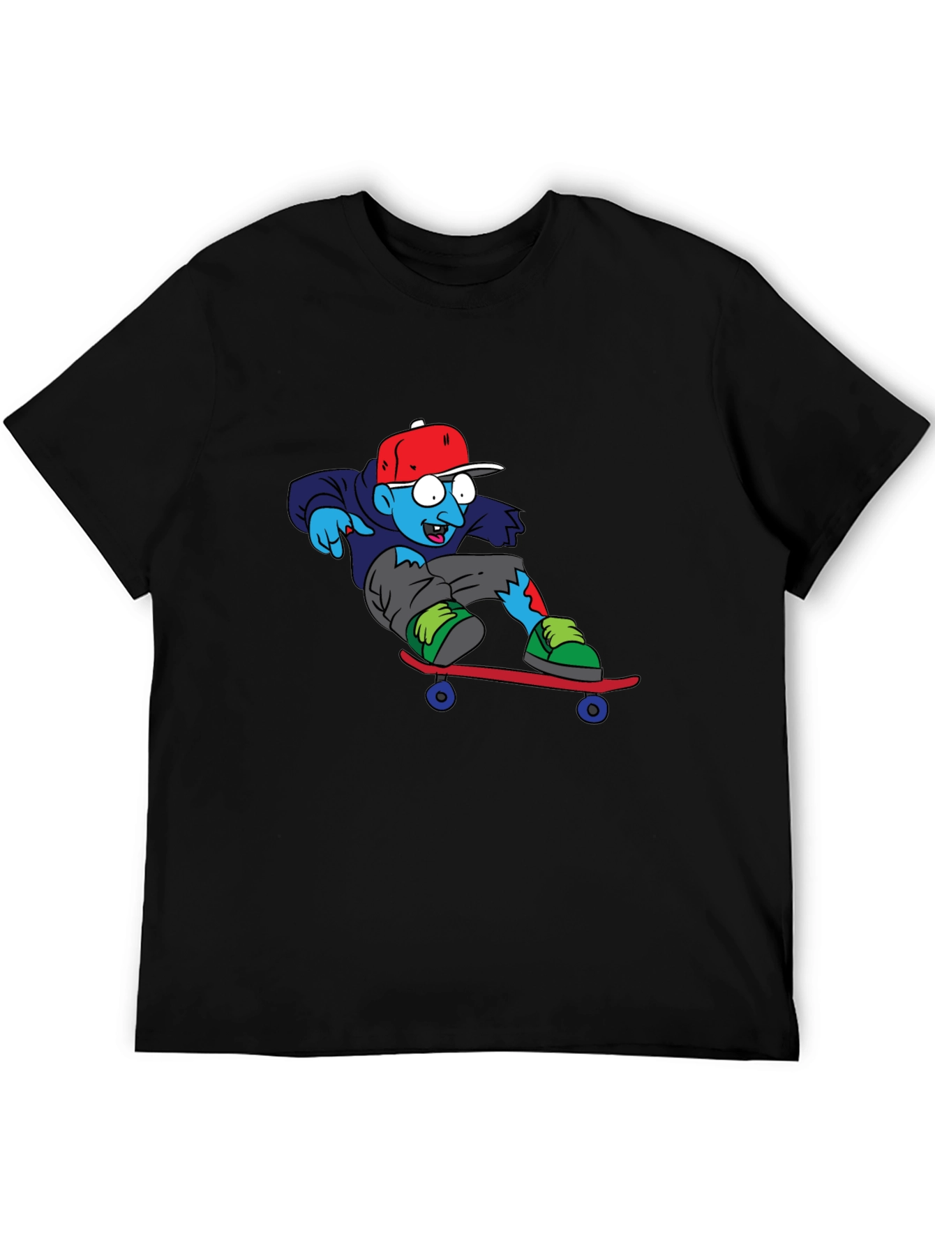 Zombie Skateboarder Graphic Tee