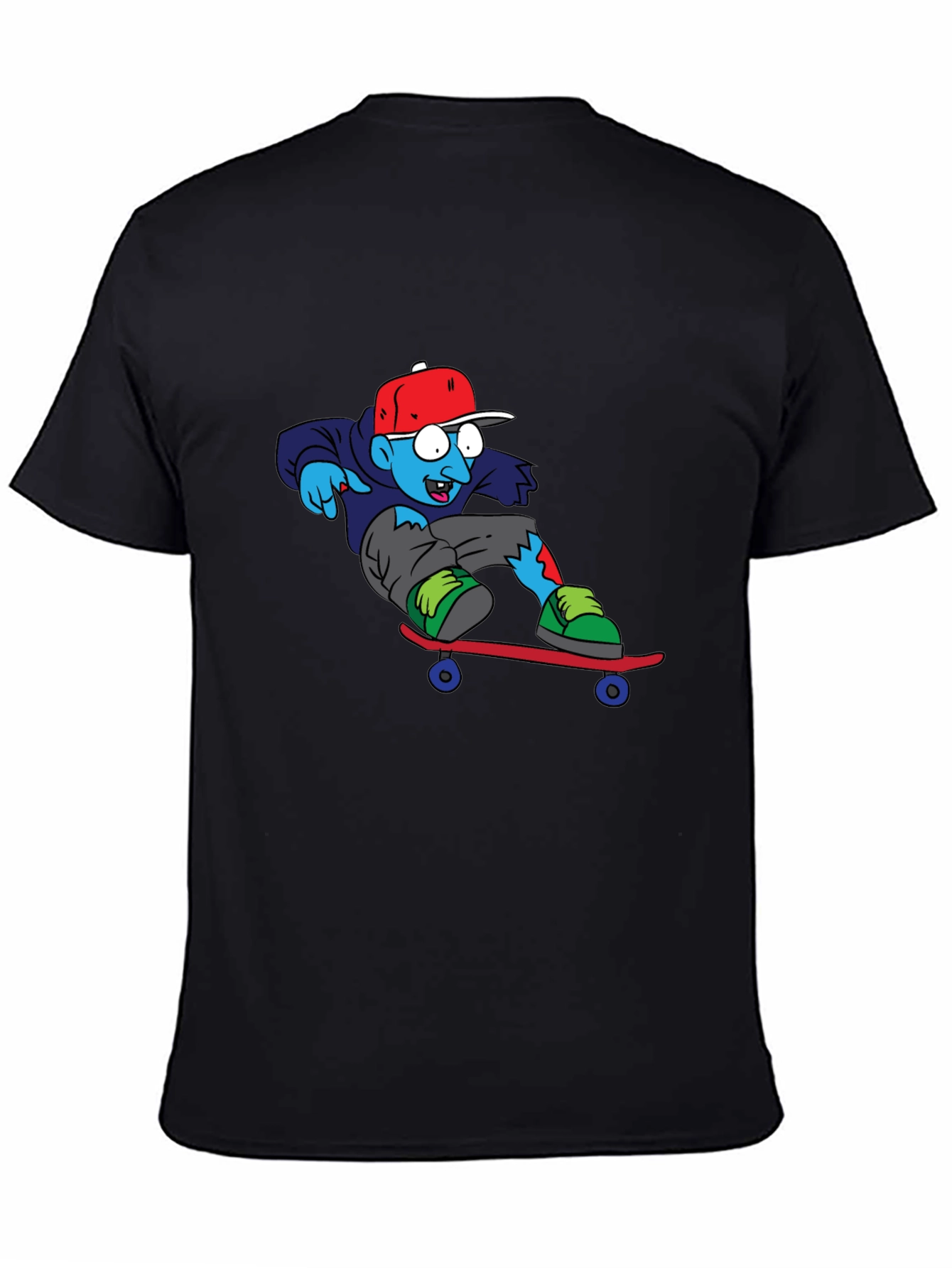 Zombie Skateboarder Graphic Tee