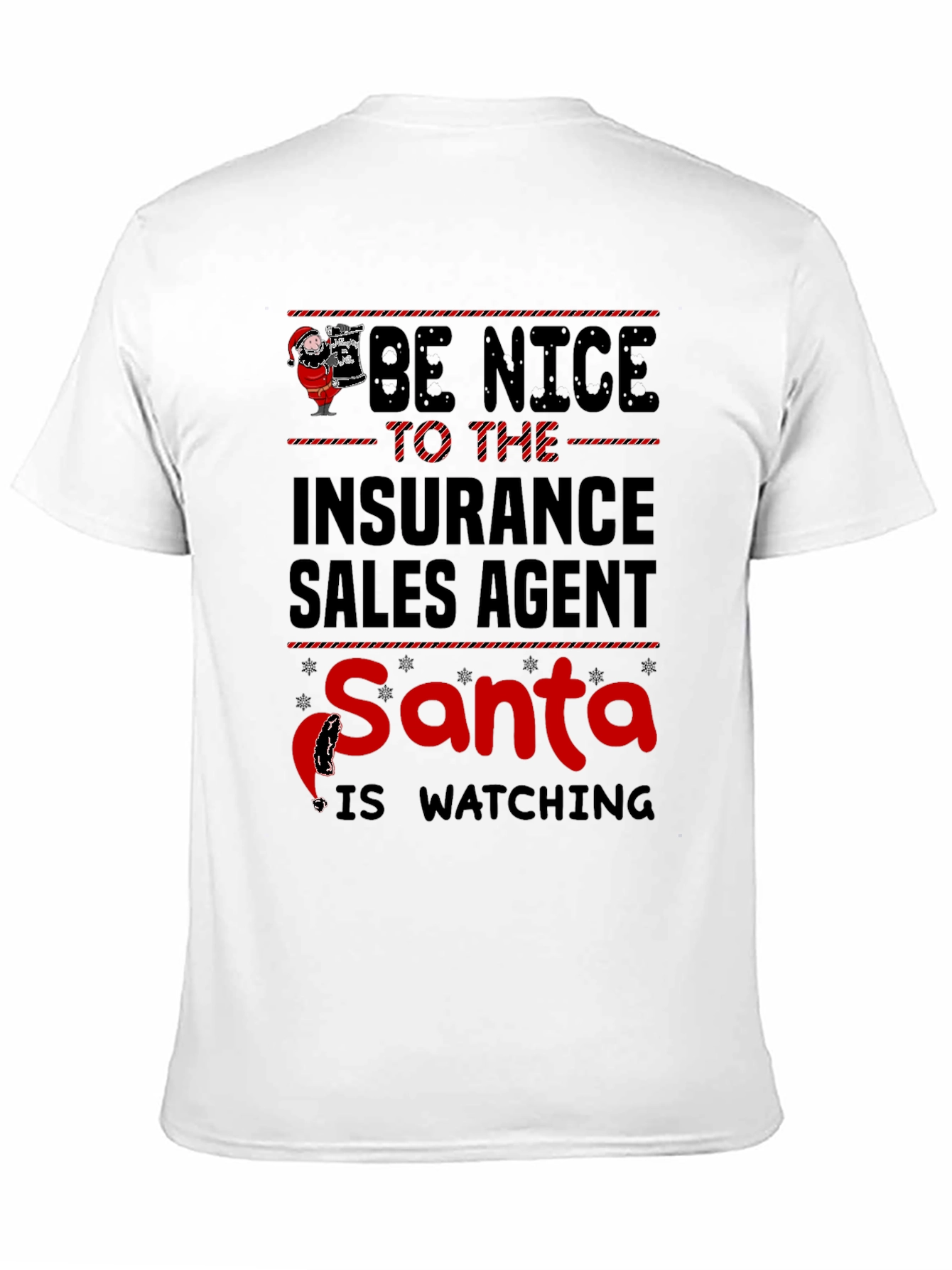 Insurance Sales Agent Santa T-Shirt