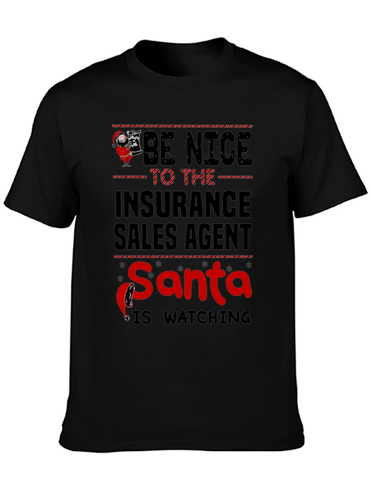 Insurance Sales Agent Santa T-Shirt