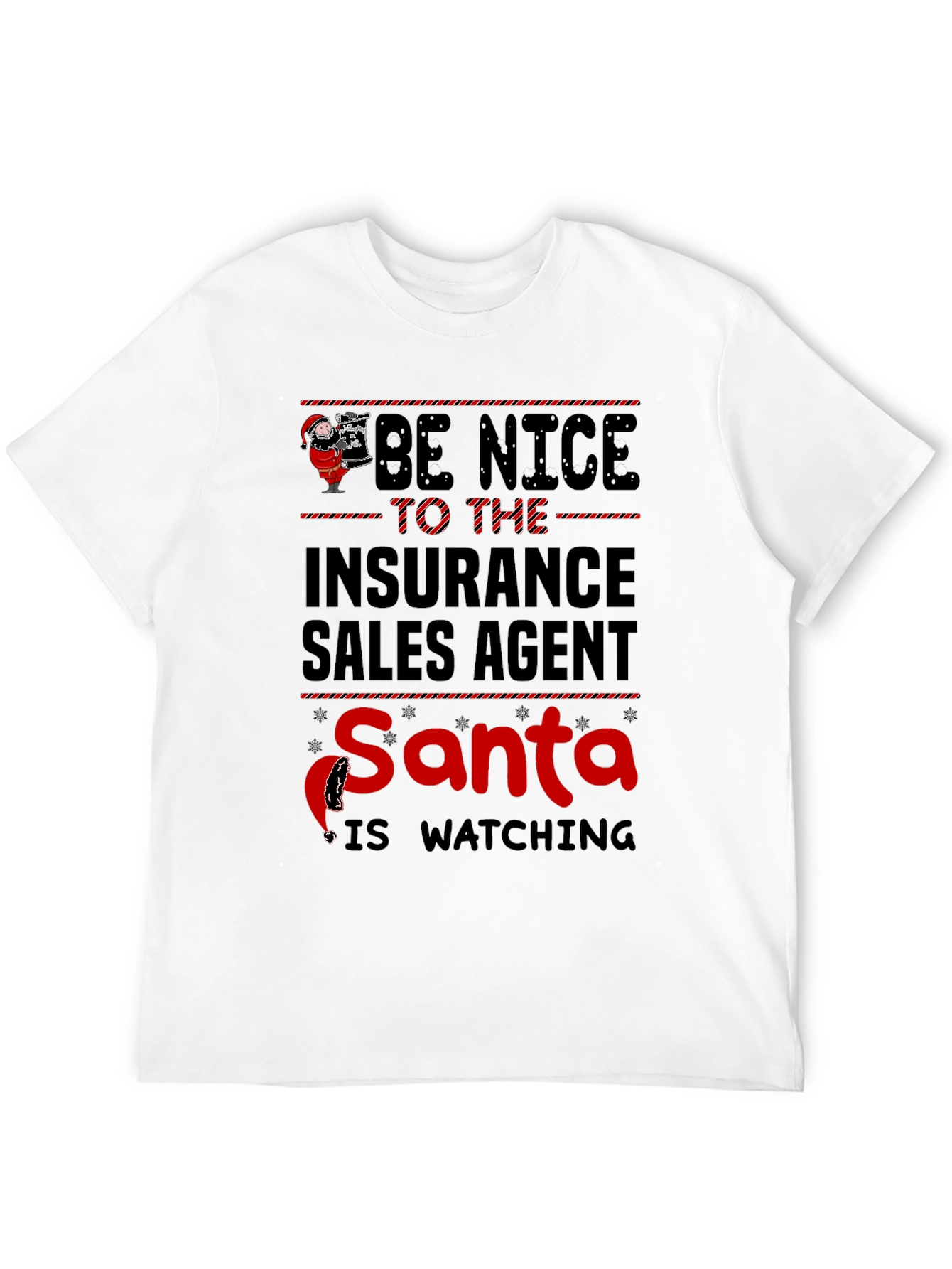 Insurance Sales Agent Santa T-Shirt