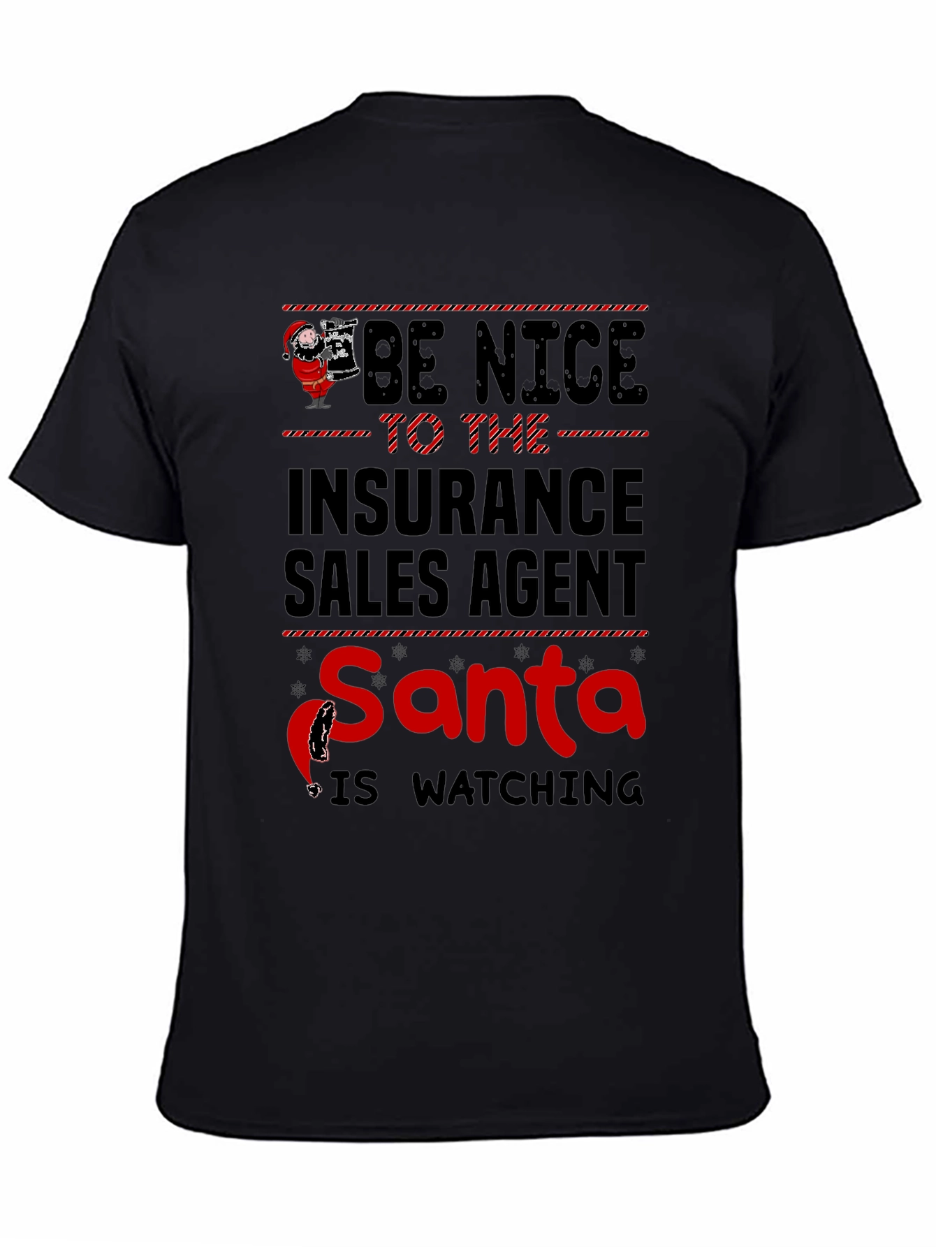Insurance Sales Agent Santa T-Shirt