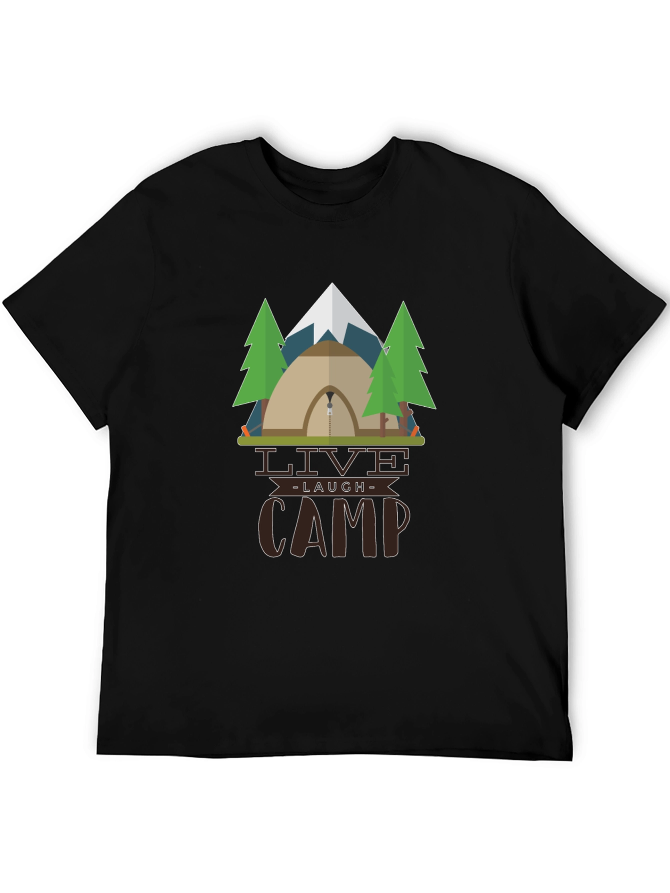 Live Laugh Camp Graphic T-Shirt