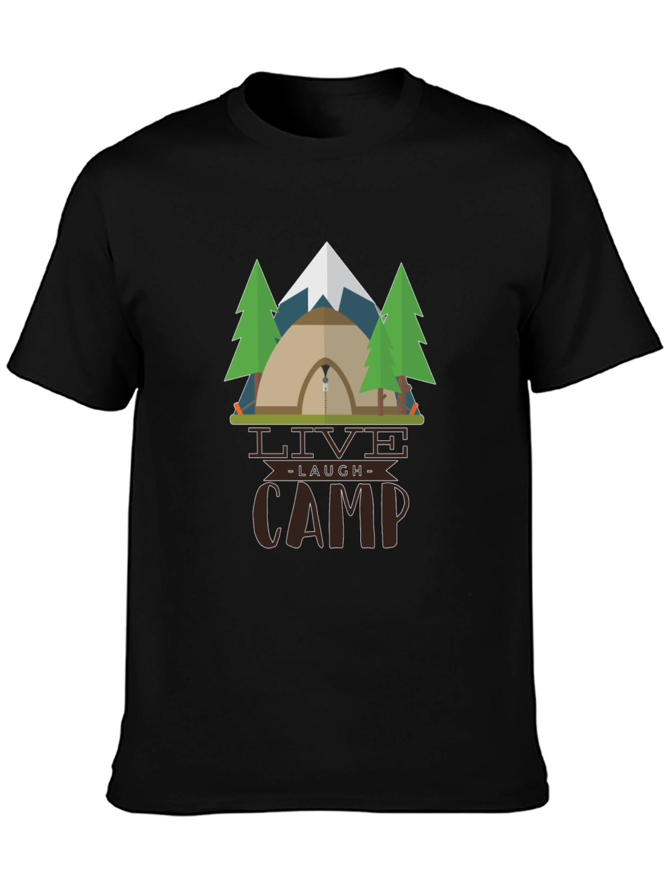 Live Laugh Camp Graphic T-Shirt
