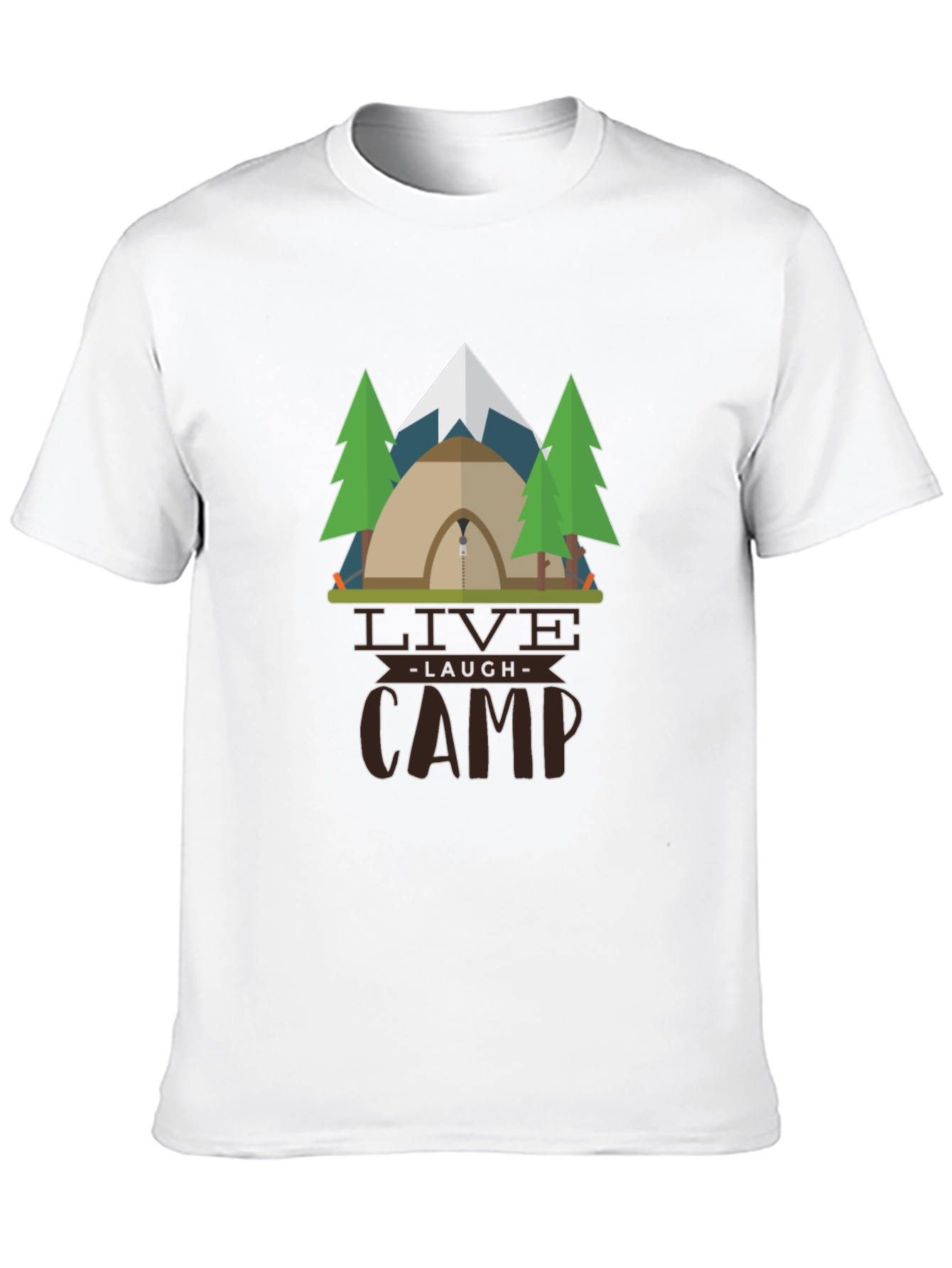 Live Laugh Camp Graphic T-Shirt