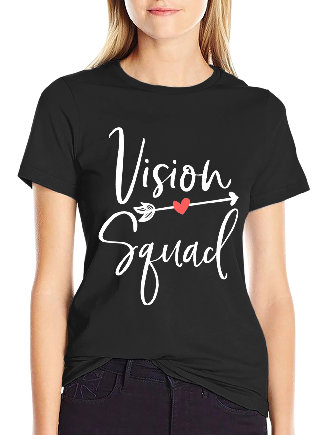 Vision Squad Graphic Tee - Arrow Heart Design