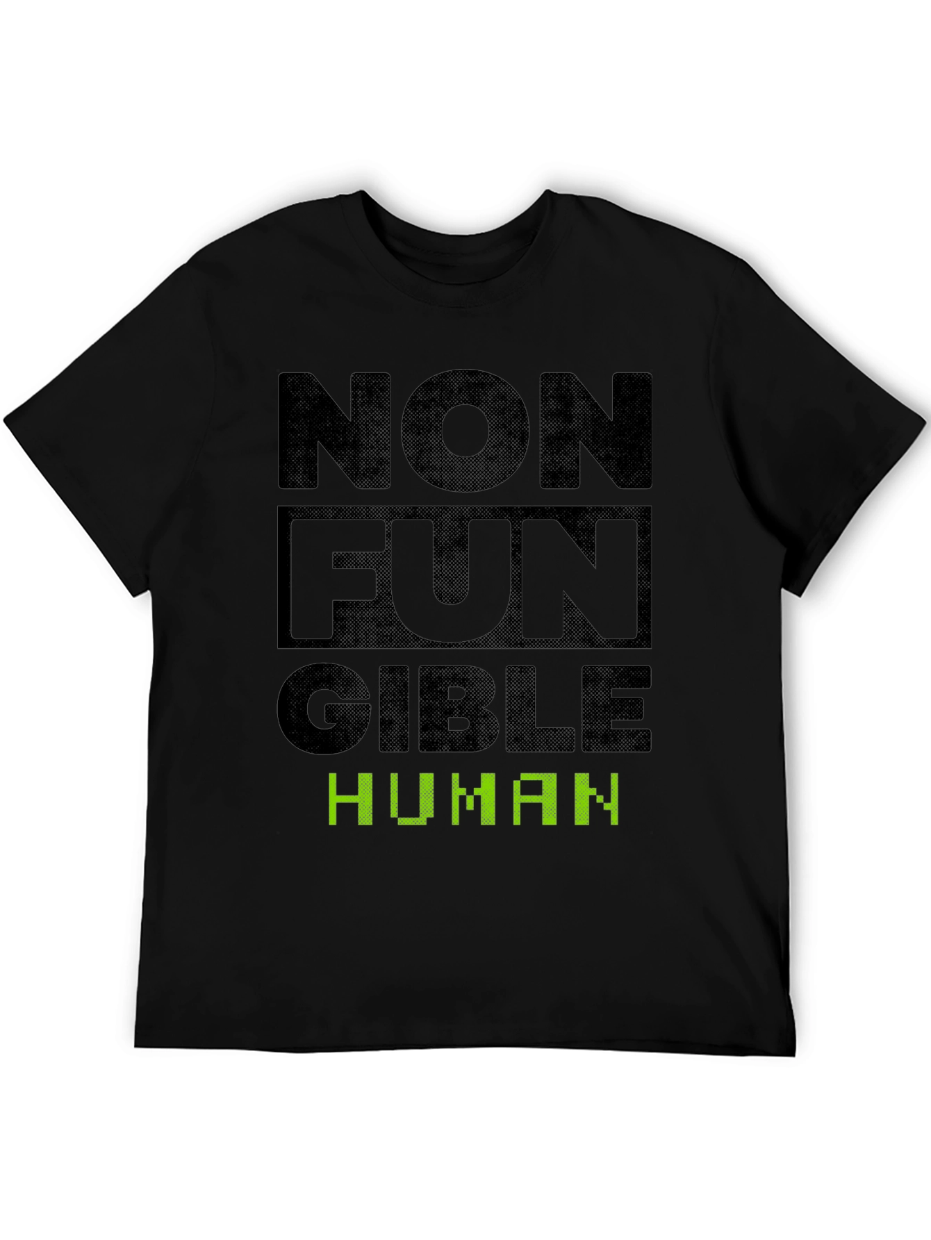 Non-Fungible Human Graphic Tee - Black