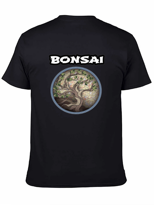 Bonsai Tree Graphic T-Shirt - Nature Inspired Design