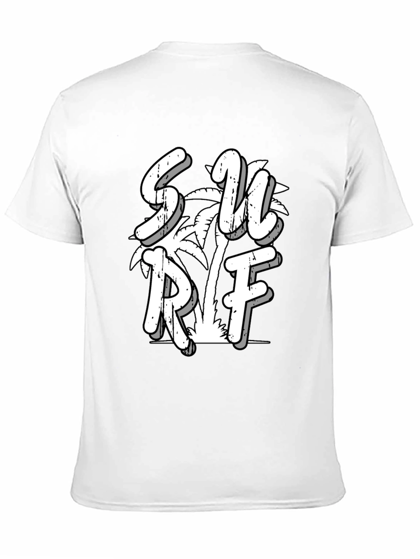 Surf Graphic Black Tee