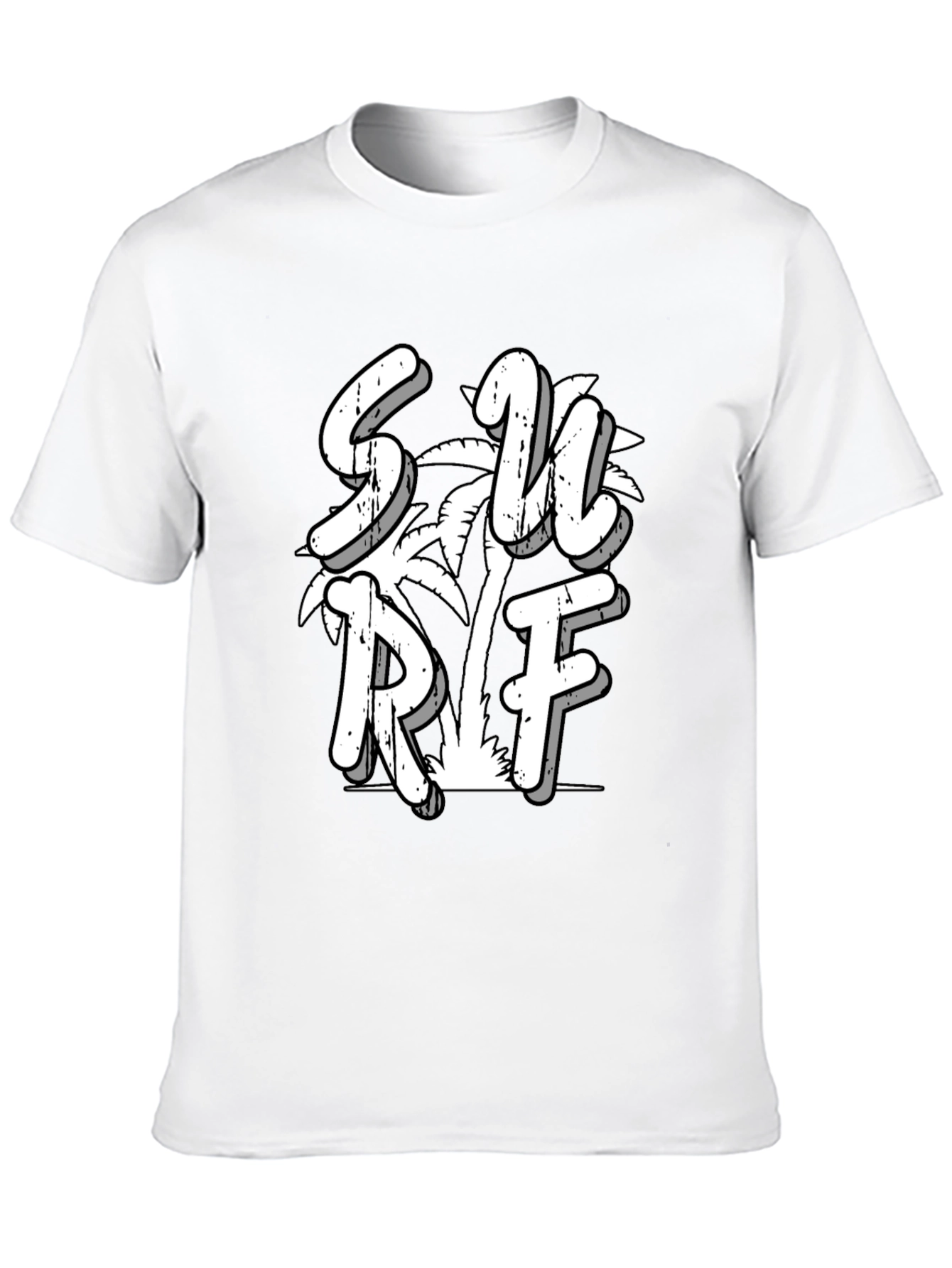 Surf Graphic Black Tee