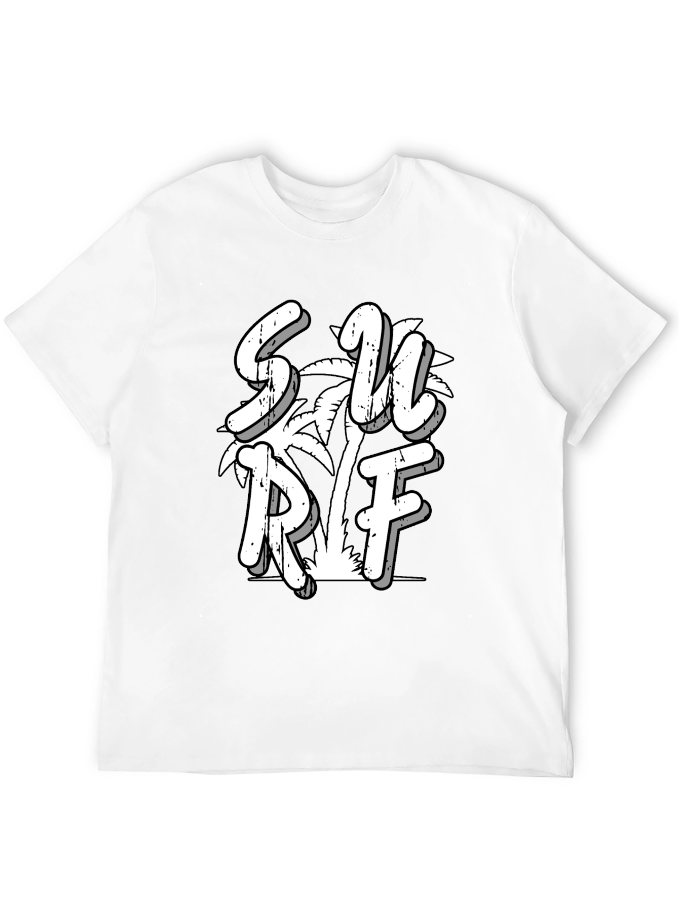 Surf Graphic Black Tee