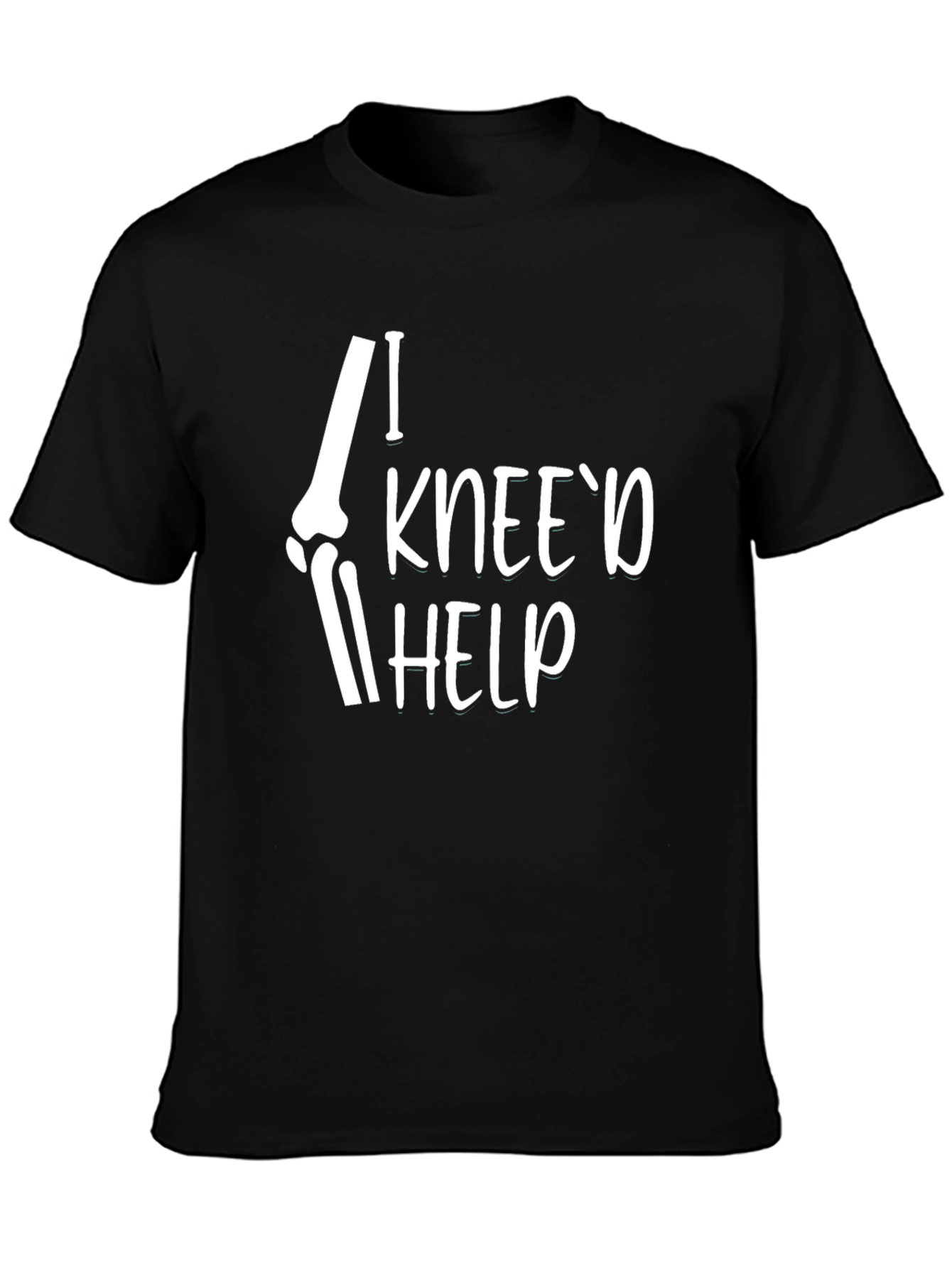 I Kneed Help T-Shirt - Funny Bone Graphic Tee