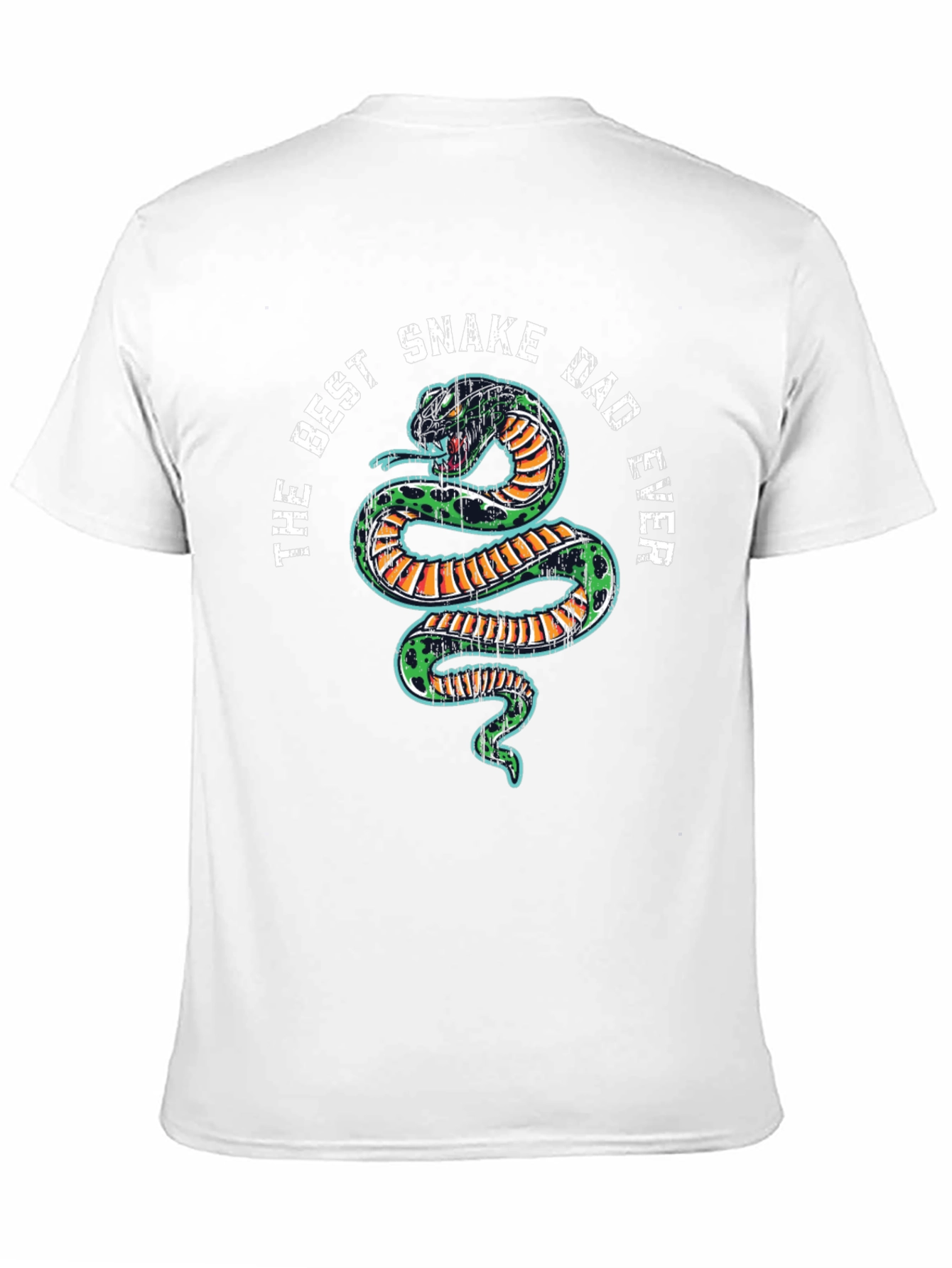 The Best Snake Dad Ever Graphic T-Shirt