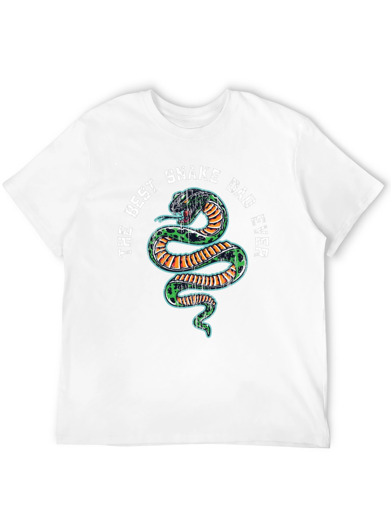 The Best Snake Dad Ever Graphic T-Shirt