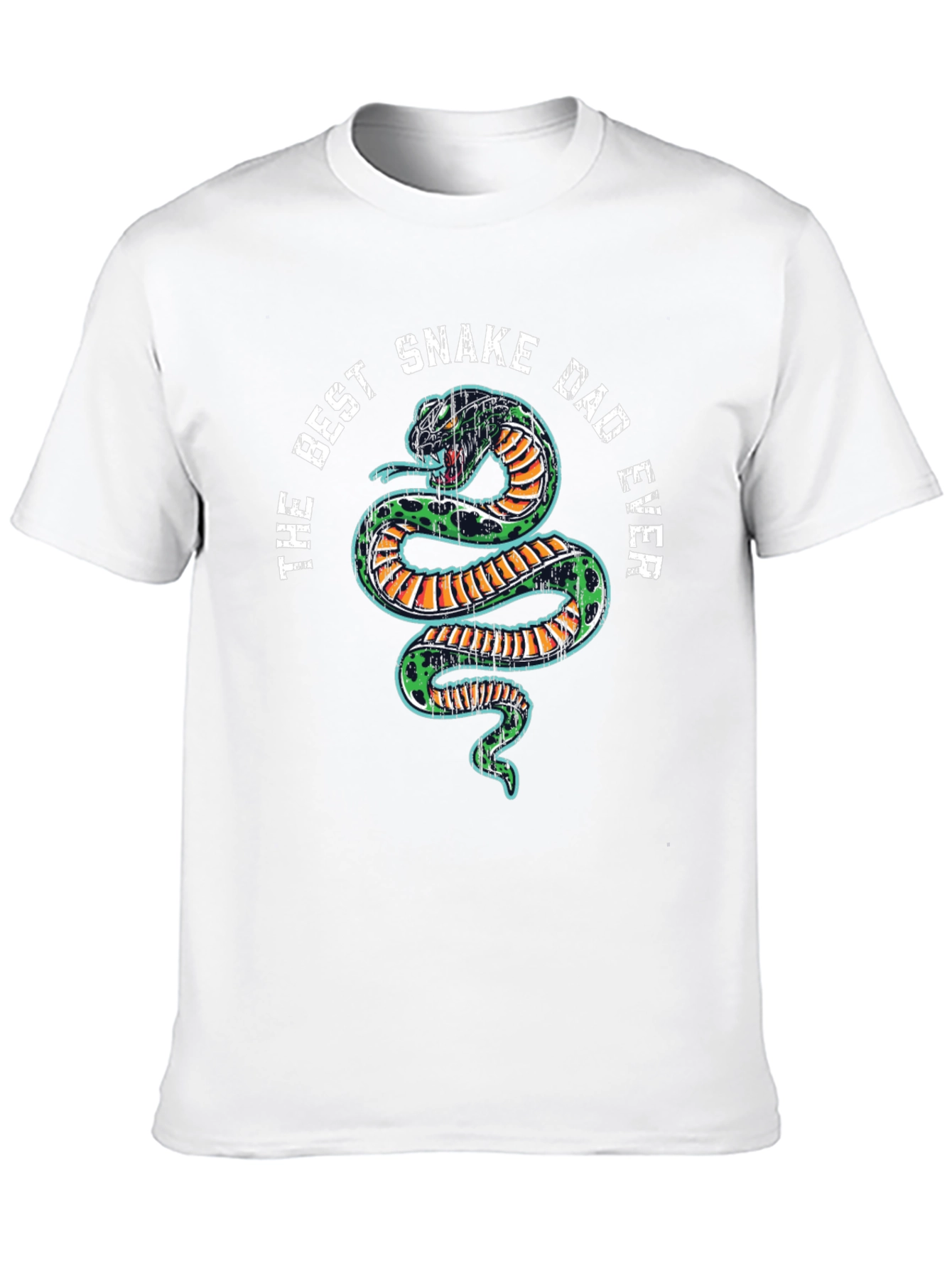 The Best Snake Dad Ever Graphic T-Shirt
