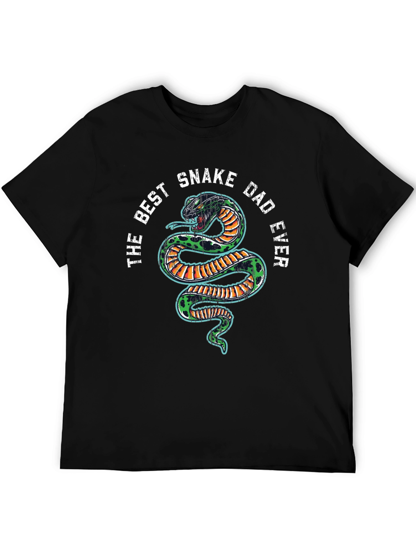 The Best Snake Dad Ever Graphic T-Shirt