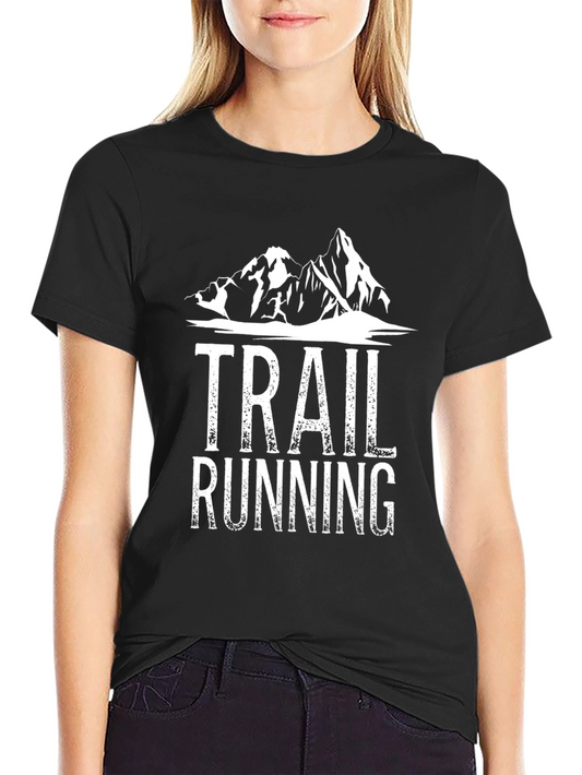 Trail Running Mountain Graphic T-Shirt