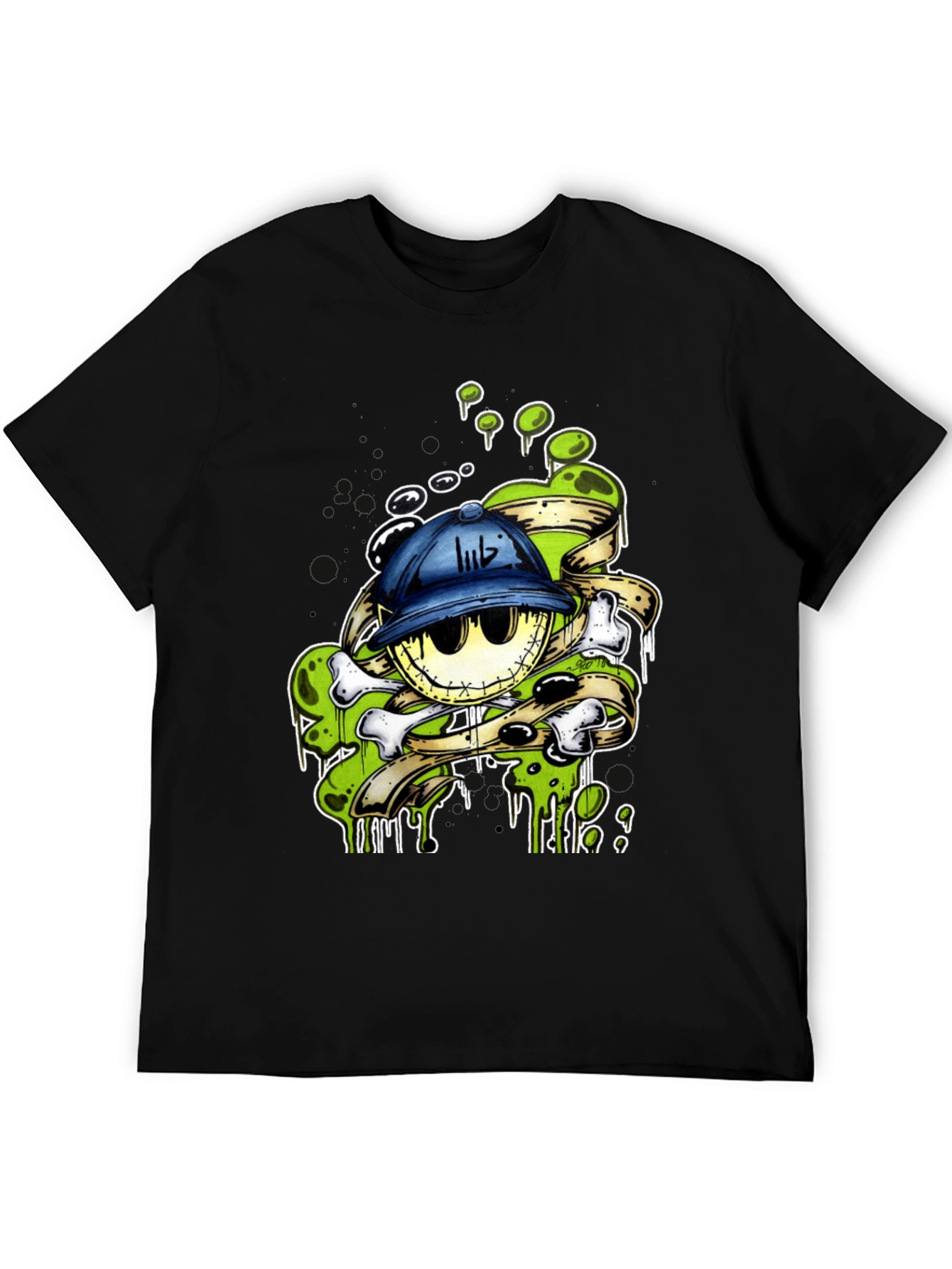 Cartoon Skull T-Shirt - Unique Graphic Design