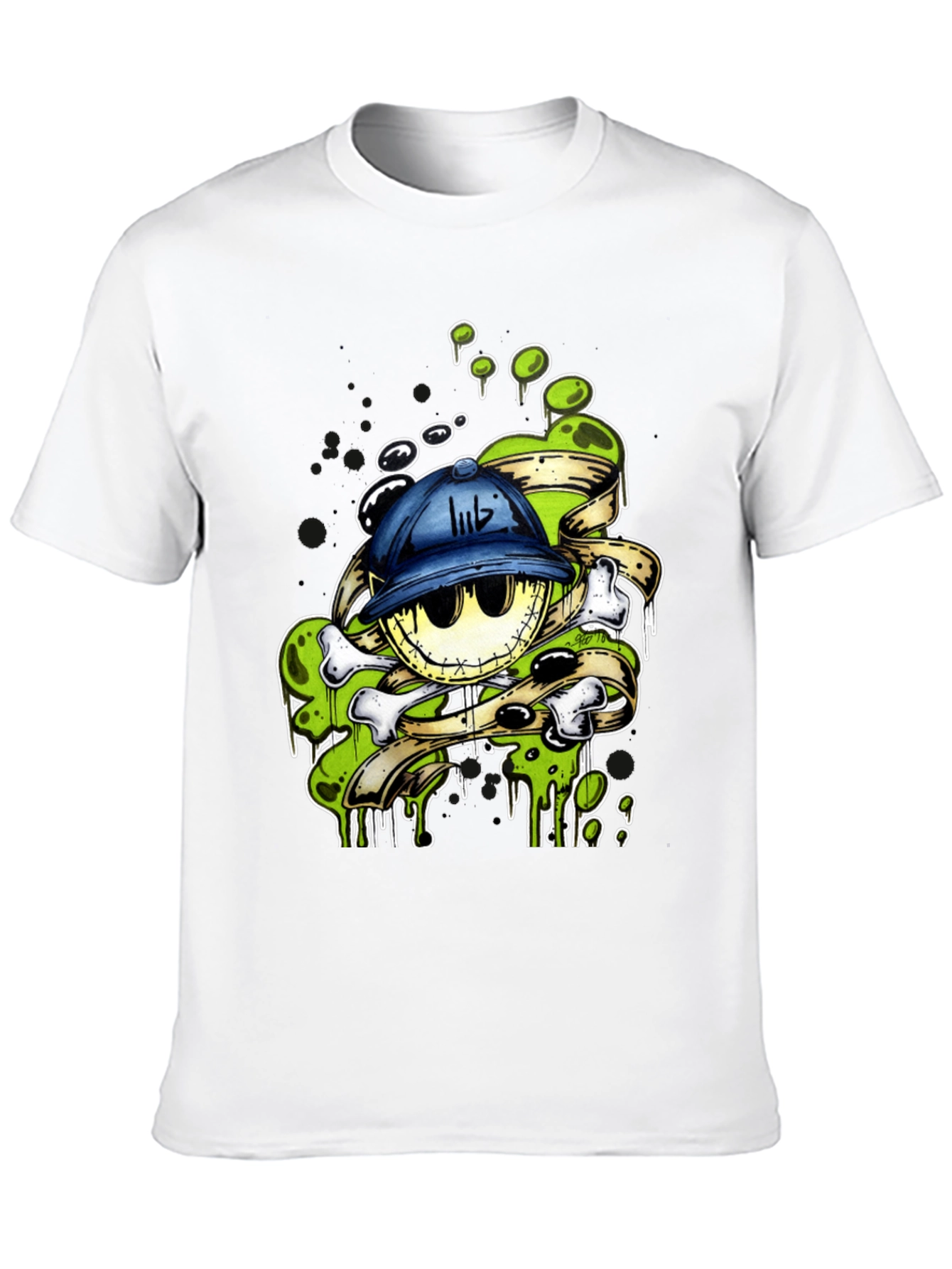 Cartoon Skull T-Shirt - Unique Graphic Design