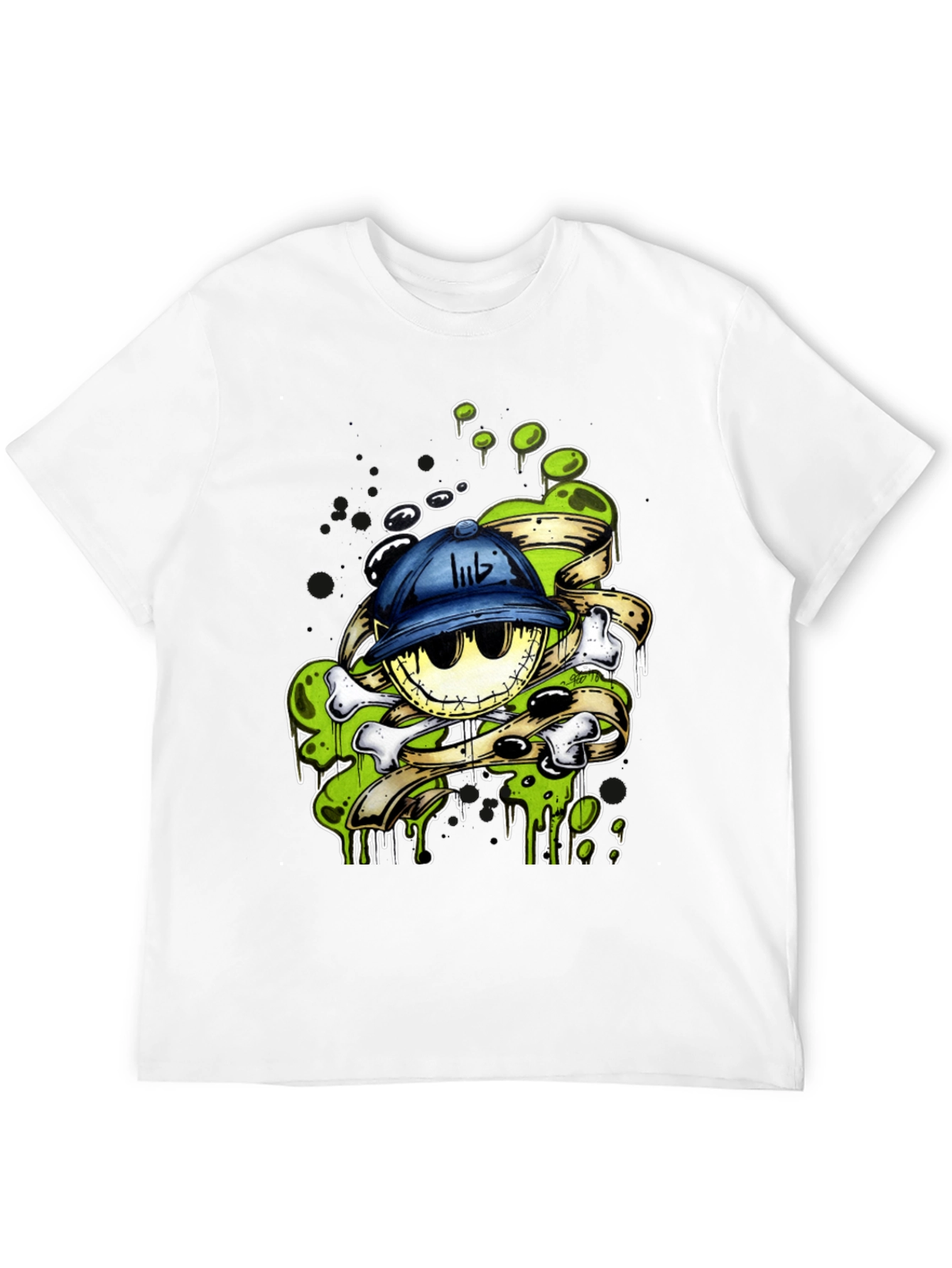 Cartoon Skull T-Shirt - Unique Graphic Design