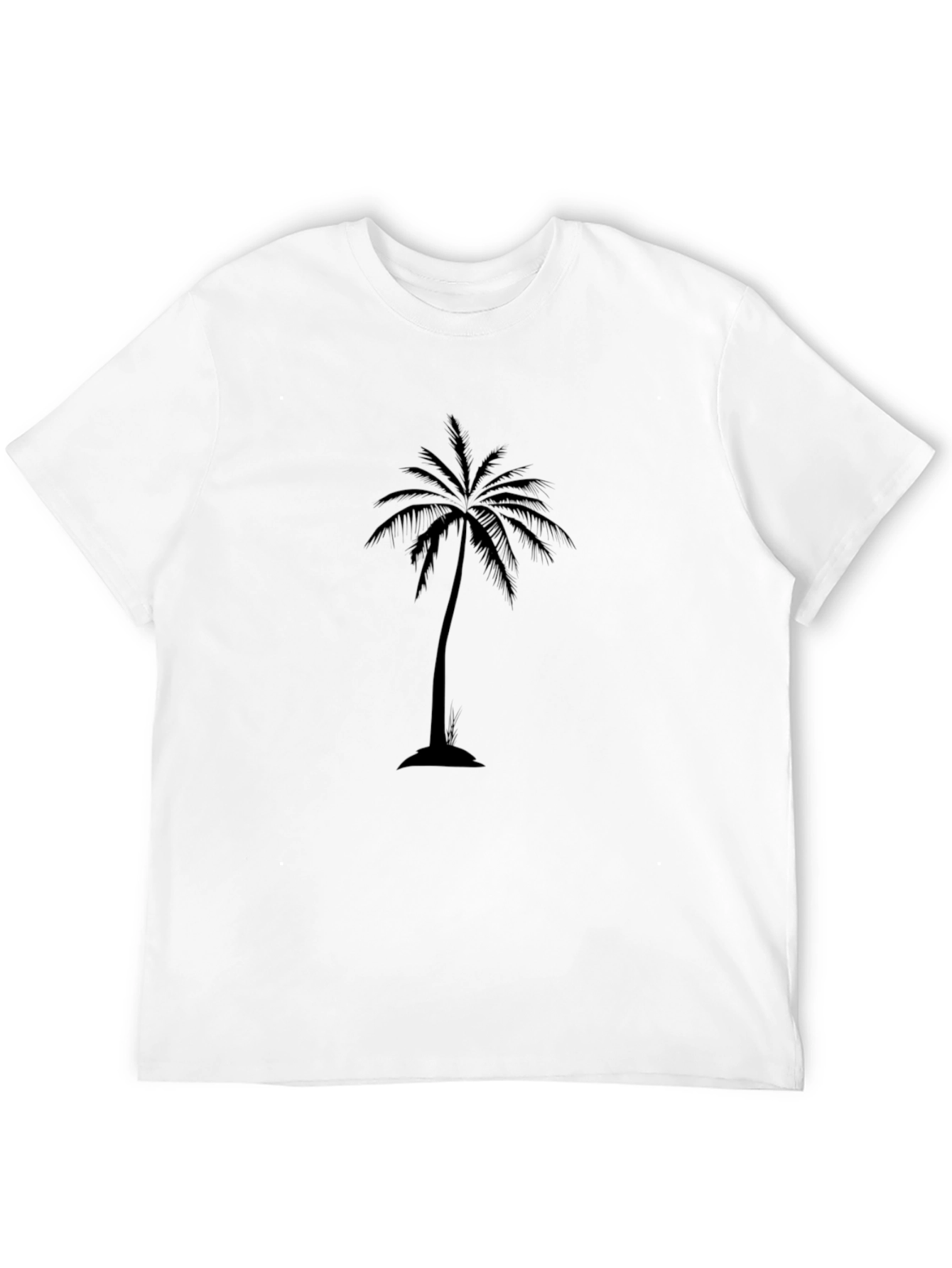 Black Palm Tree Graphic T-Shirt