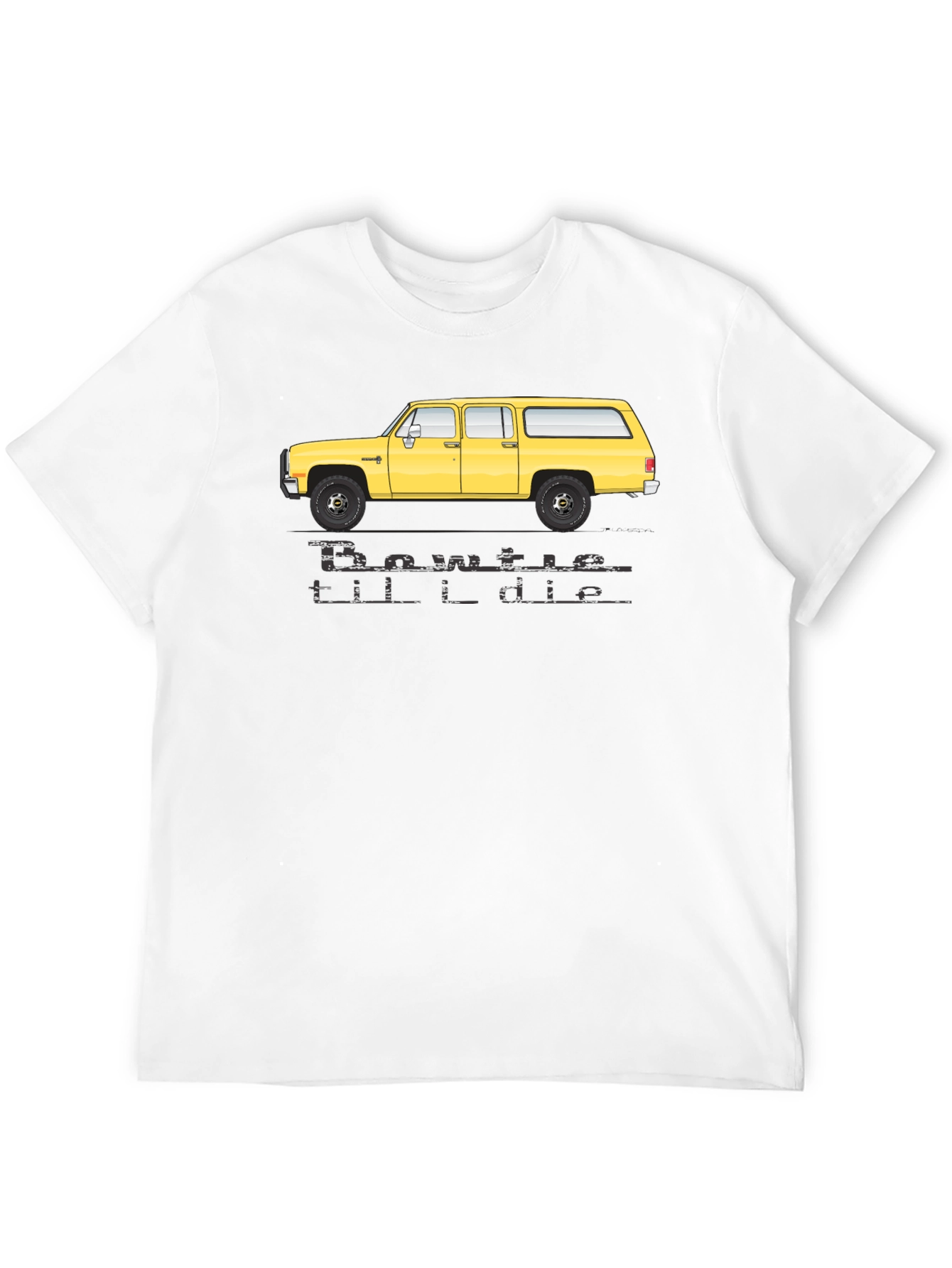 Bowtie Til I Die T-Shirt - Yellow Suburban