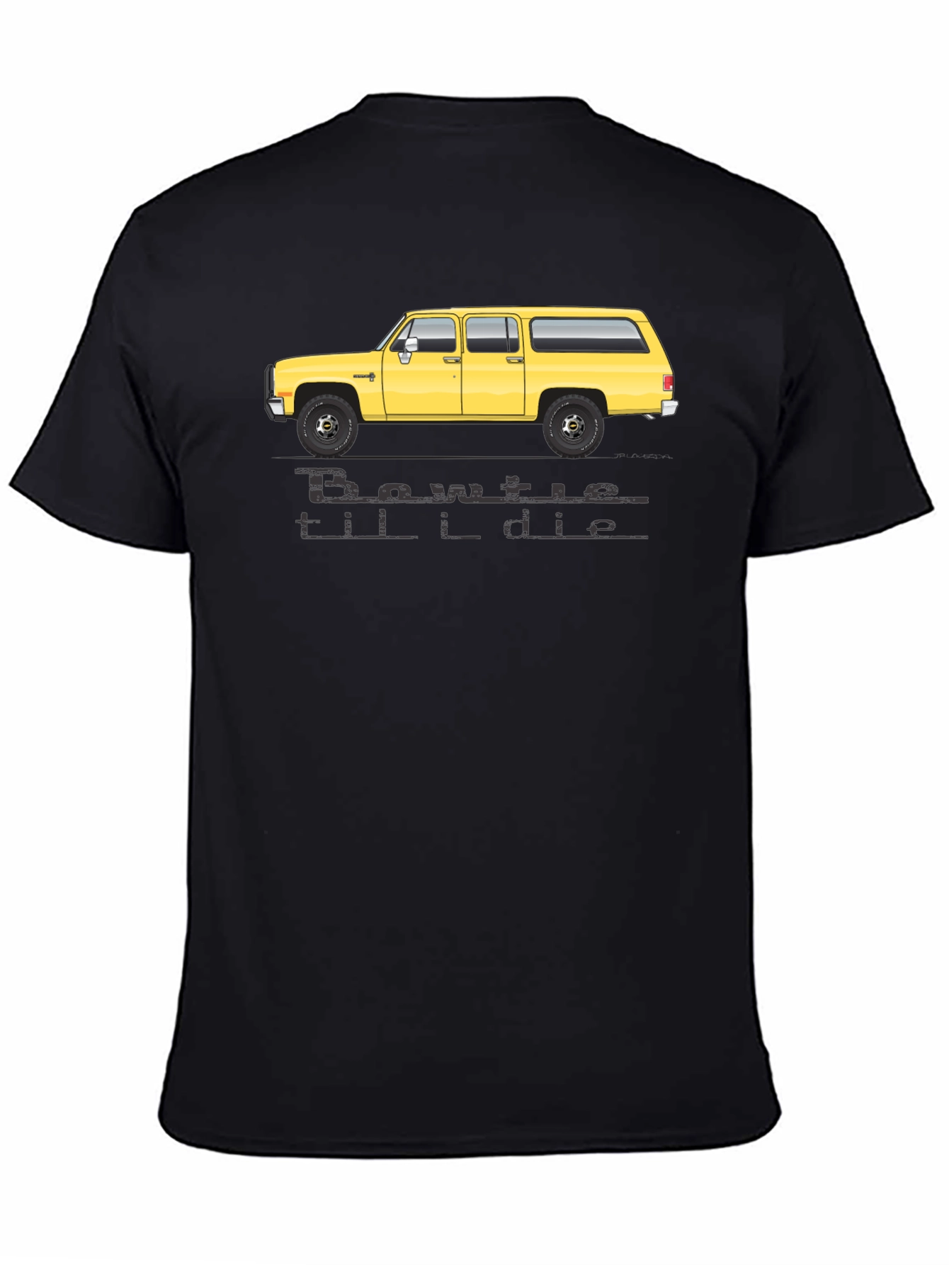 Bowtie Til I Die T-Shirt - Yellow Suburban