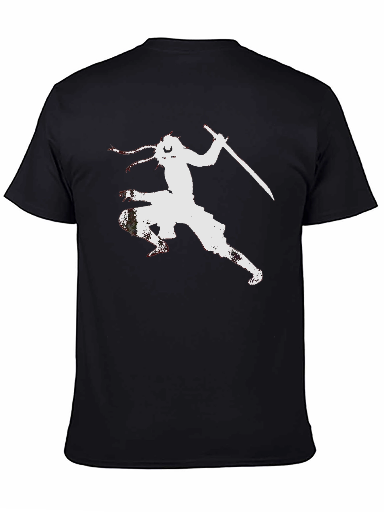Samurai Sword Black T-Shirt