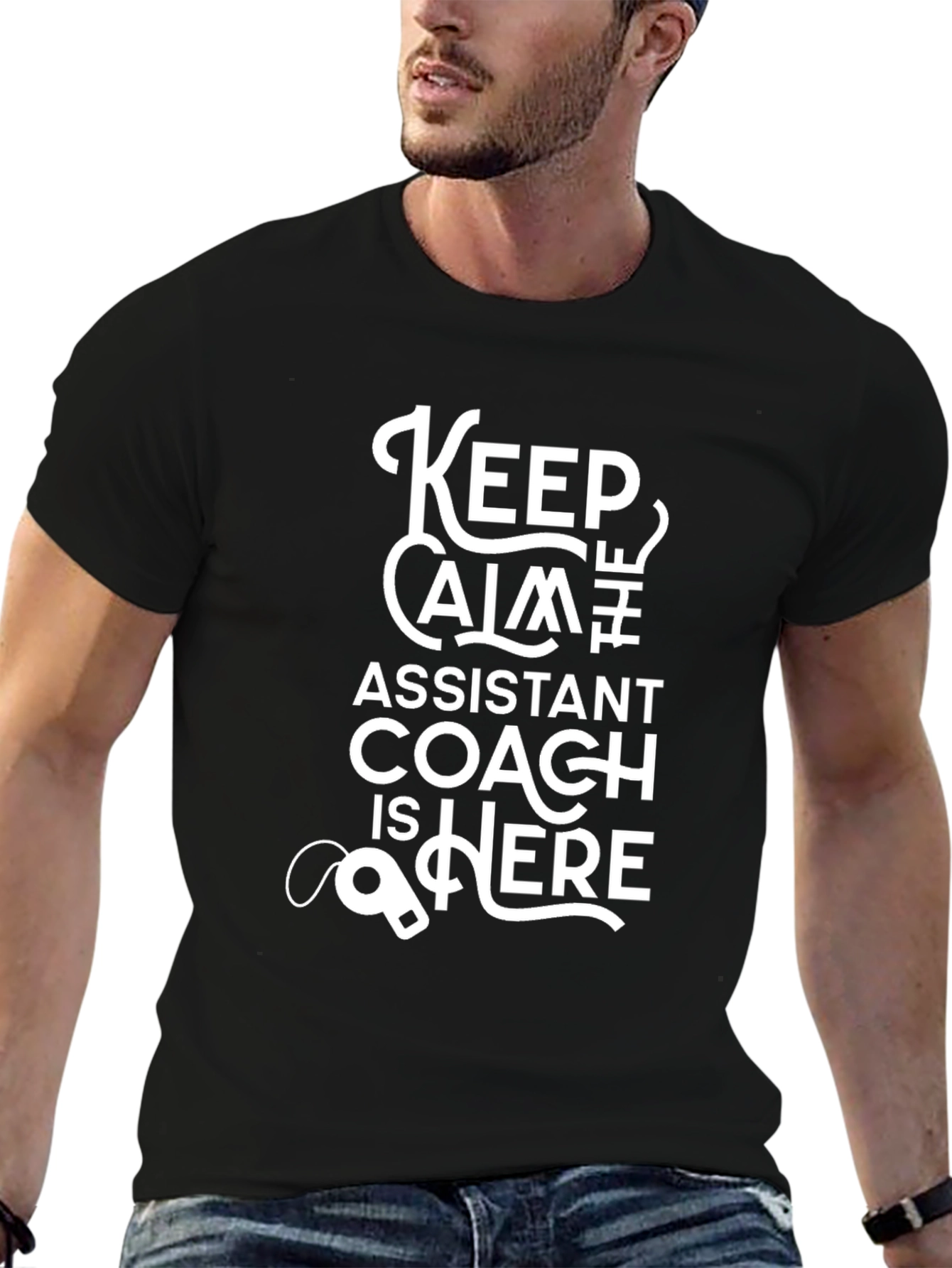 Assistant Coach T-Shirt - Keep Calm Funny Tee