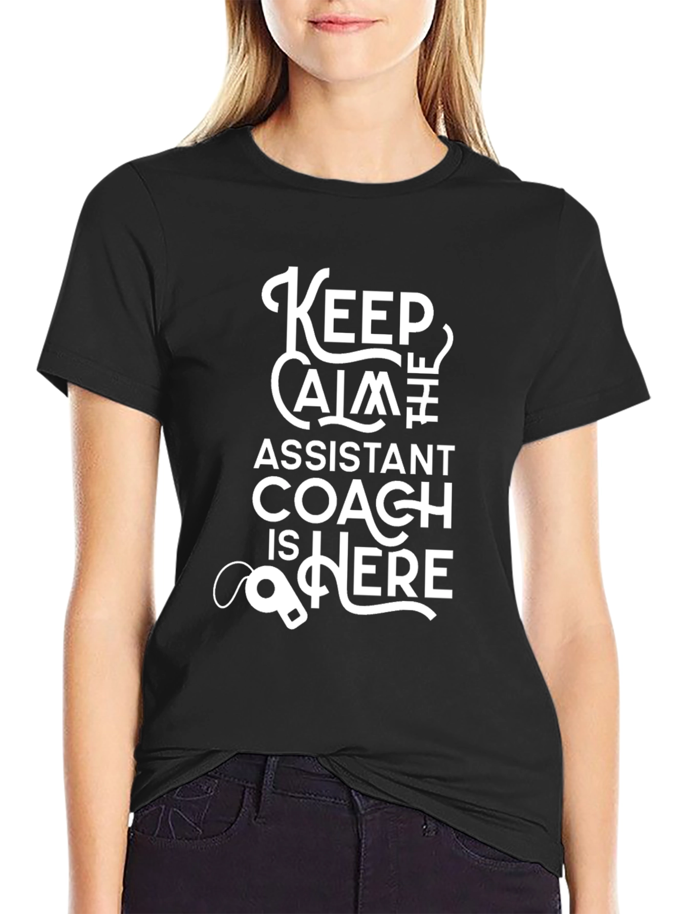 Assistant Coach T-Shirt - Keep Calm Funny Tee