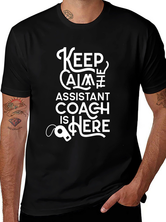 Assistant Coach T-Shirt - Keep Calm Funny Tee