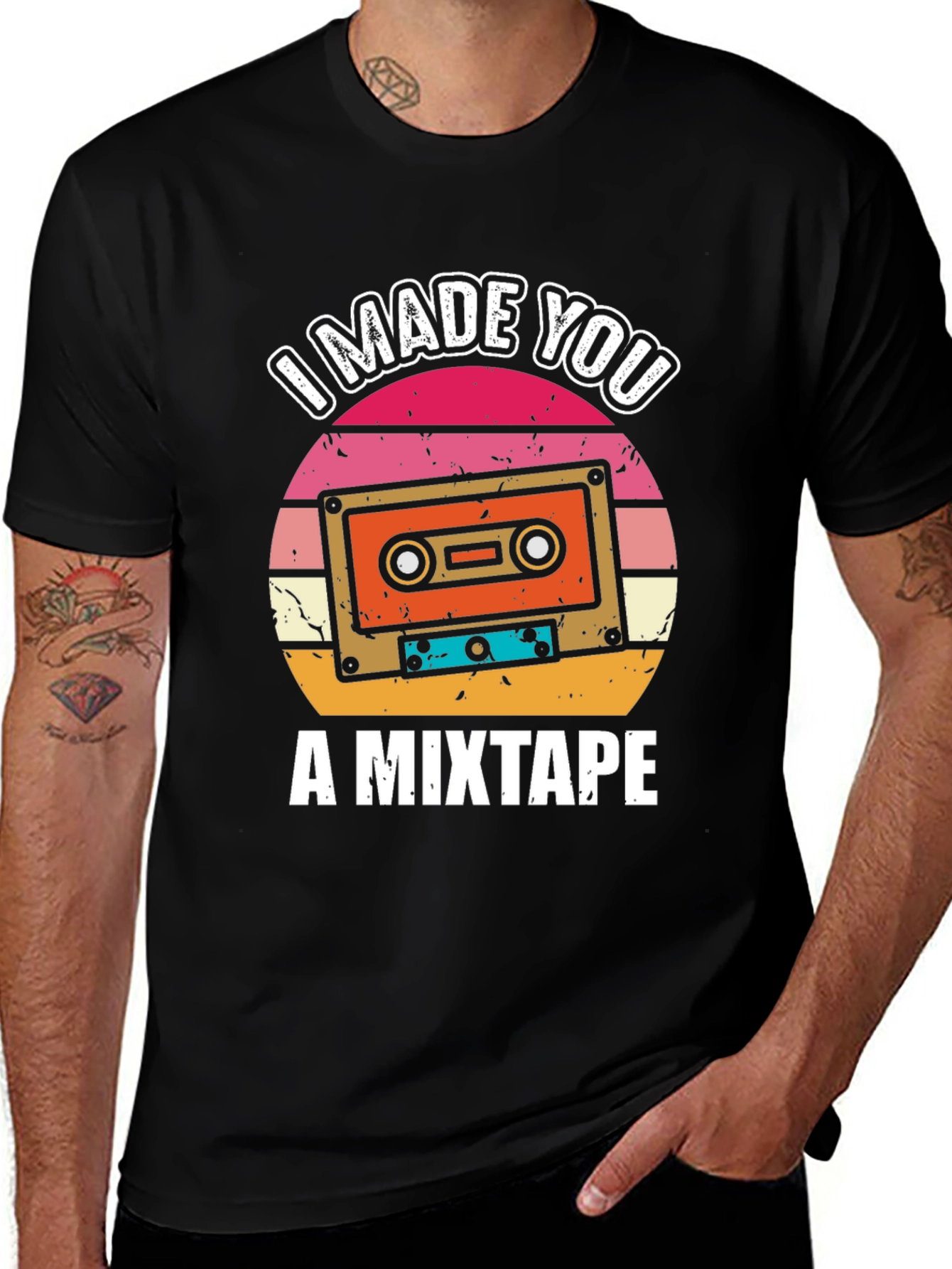 I Made You a Mixtape Retro T-Shirt