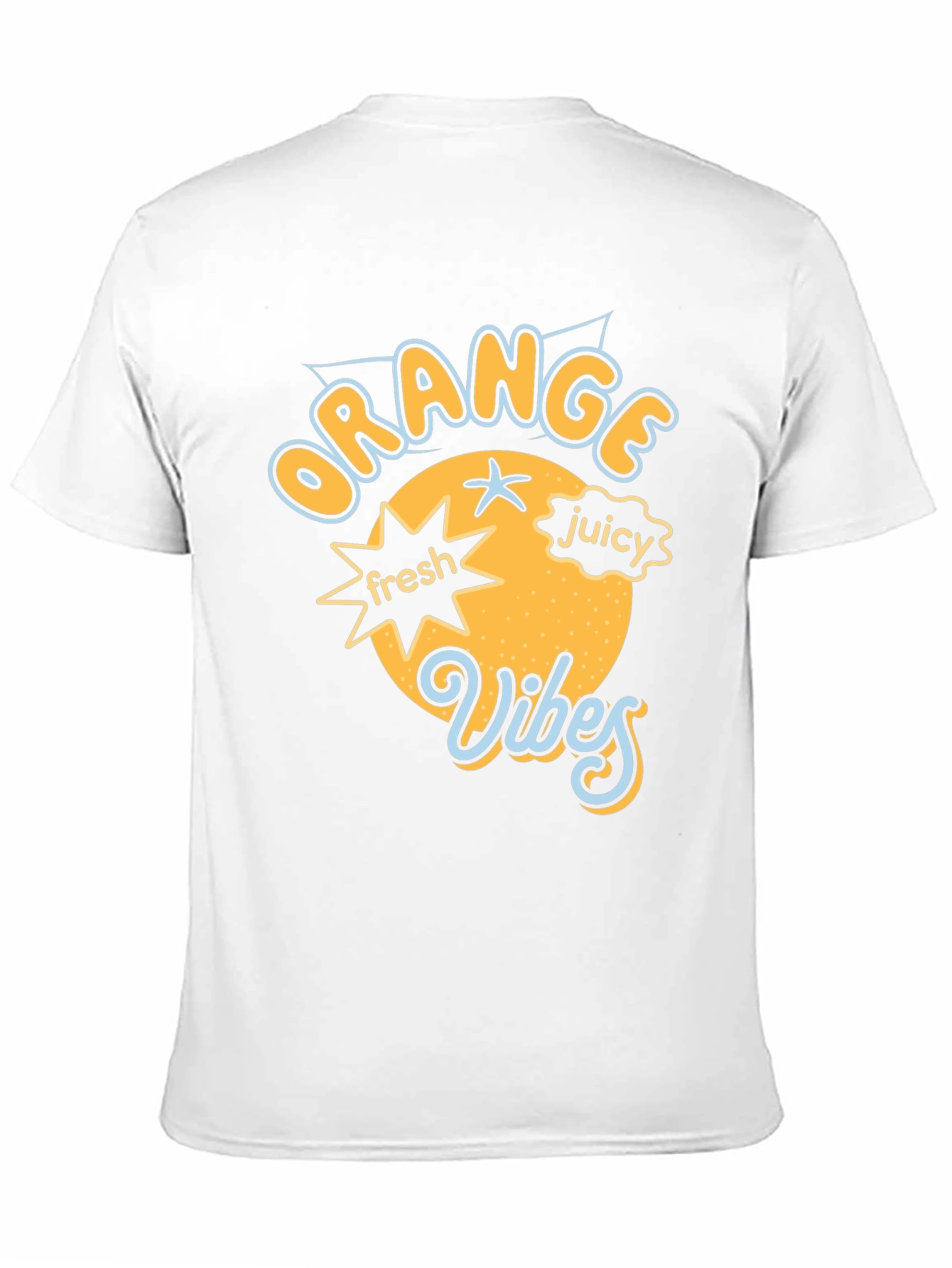 Orange Vibes Graphic Tee - Fresh & Juicy