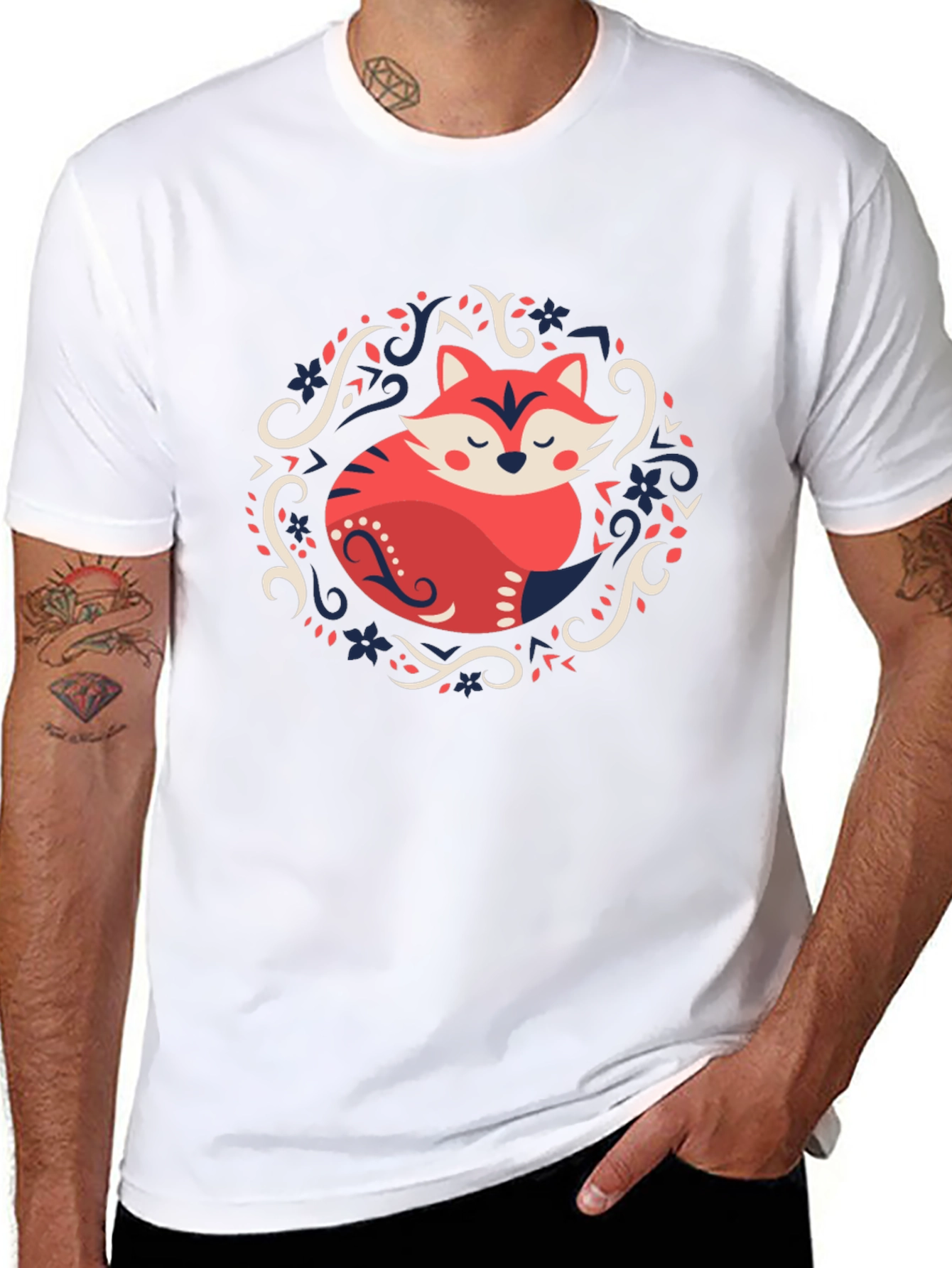Fox Graphic Black T-Shirt