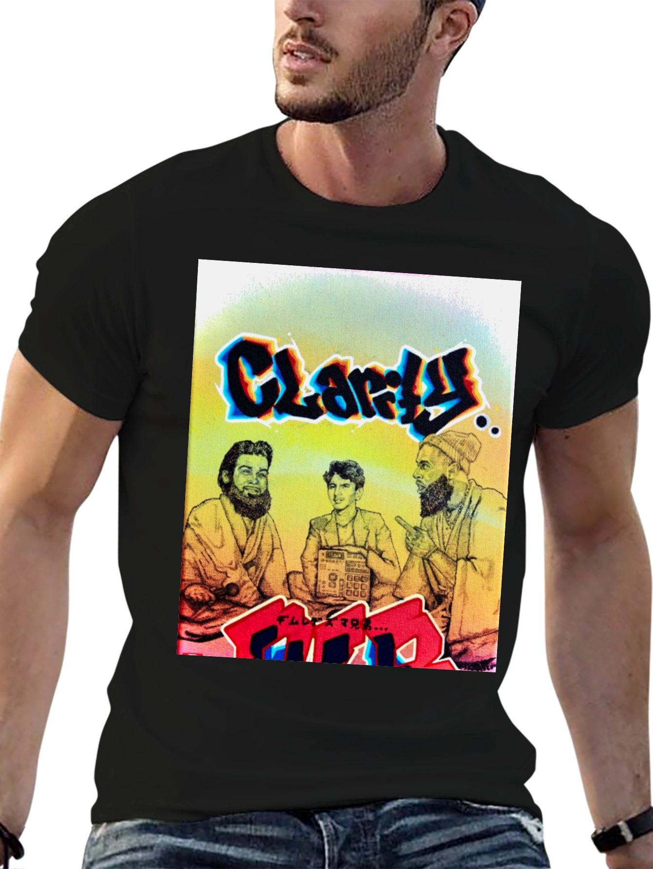 Clarity T-Shirt Graphic Novel Style