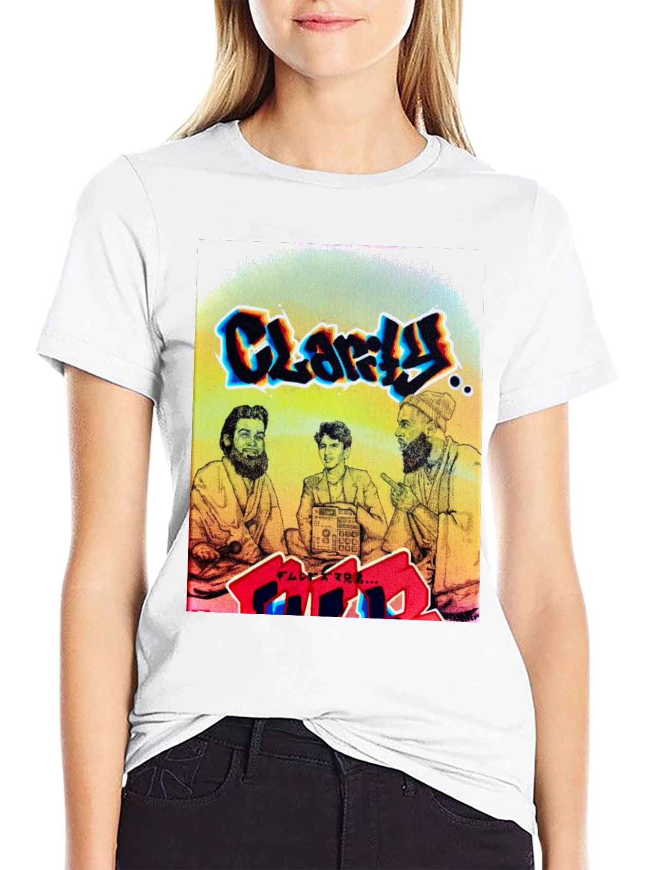 Clarity T-Shirt Graphic Novel Style