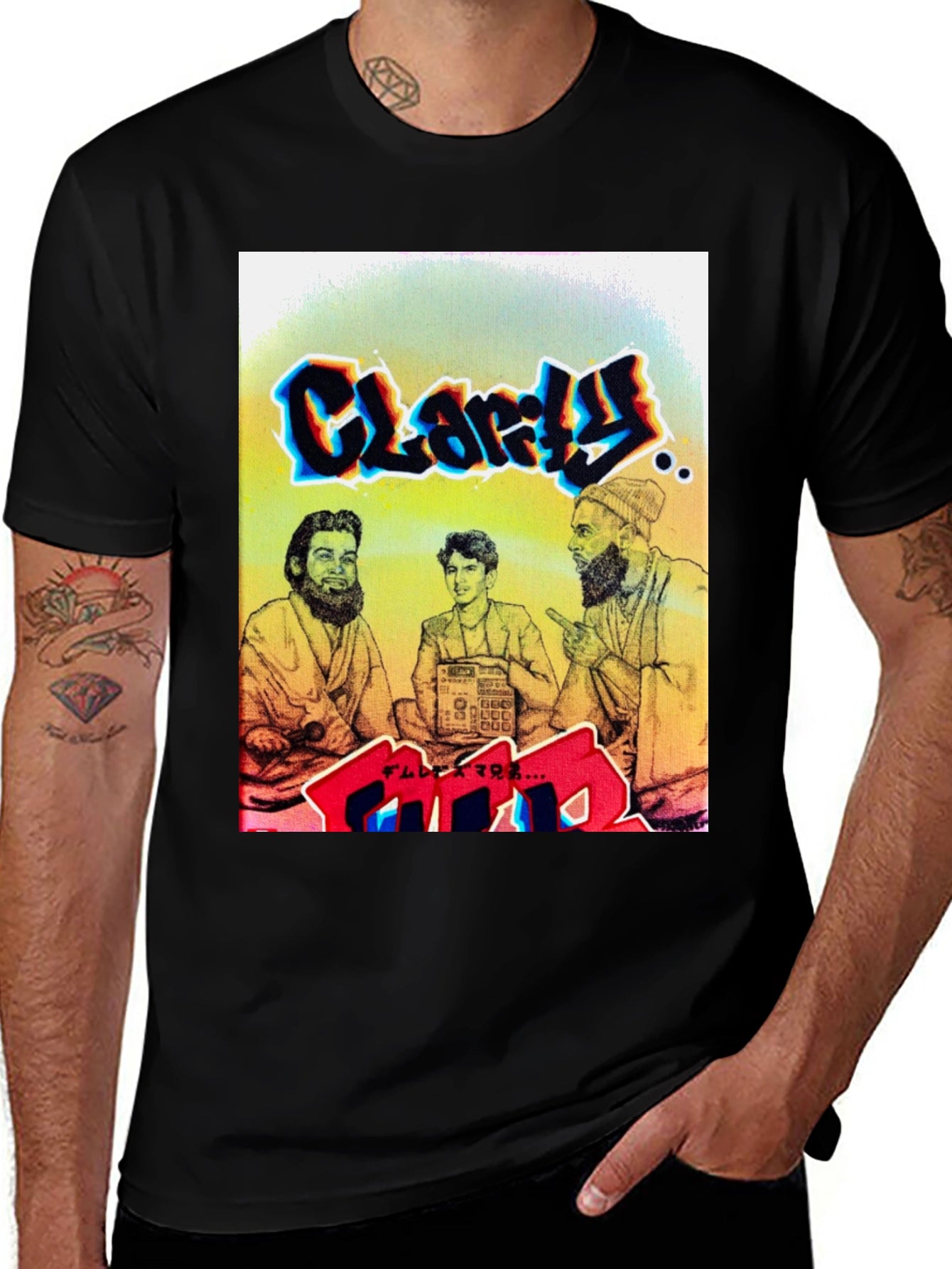 Clarity T-Shirt Graphic Novel Style