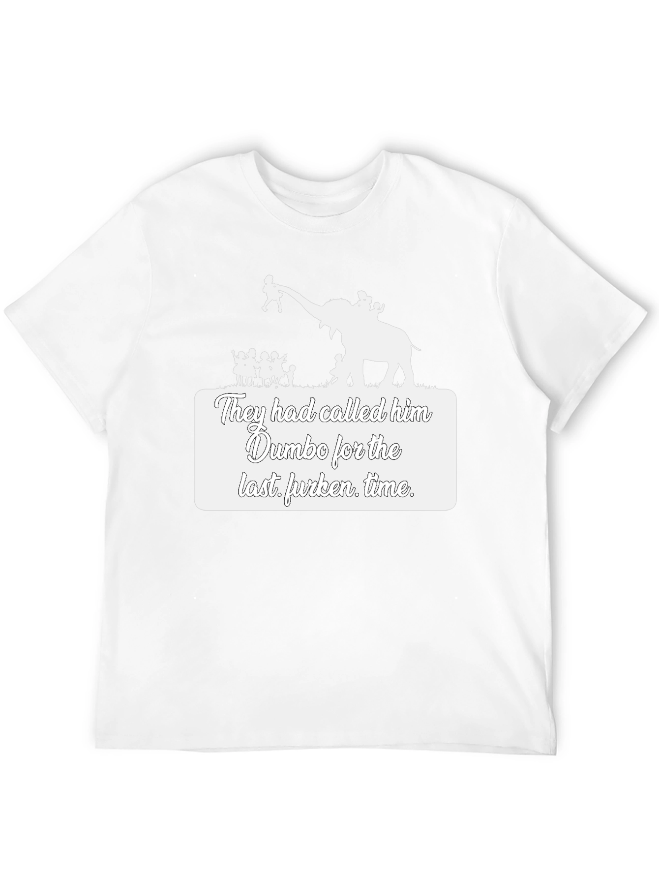 Dumbo Last Furken Time Black T-Shirt