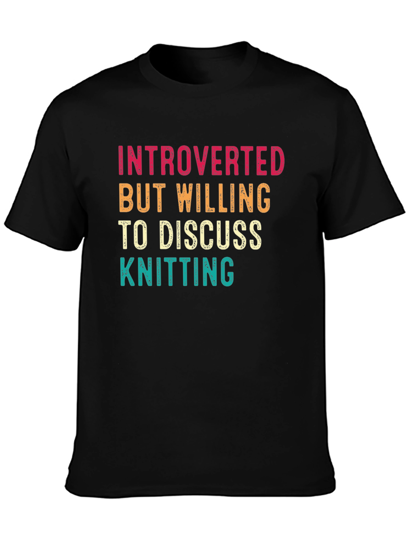 Introverted Knitting Enthusiast Tee