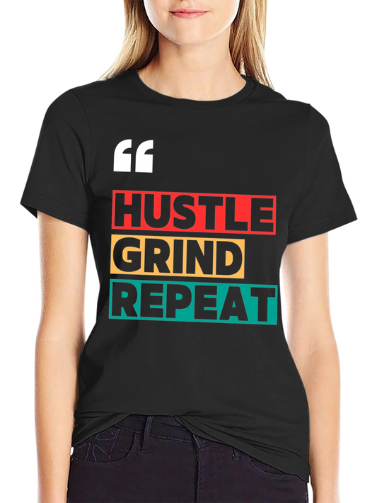 Hustle Grind Repeat Graphic Tee