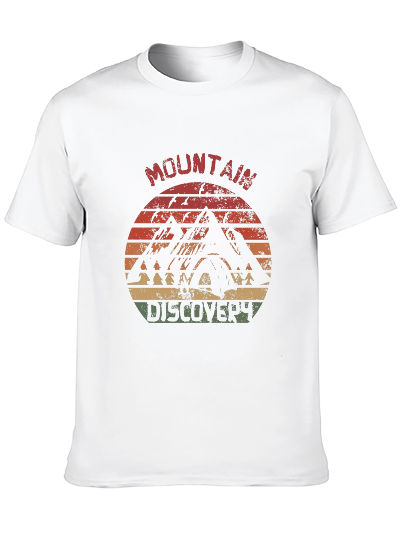 Mountain Discovery Graphic Tee - Retro Style