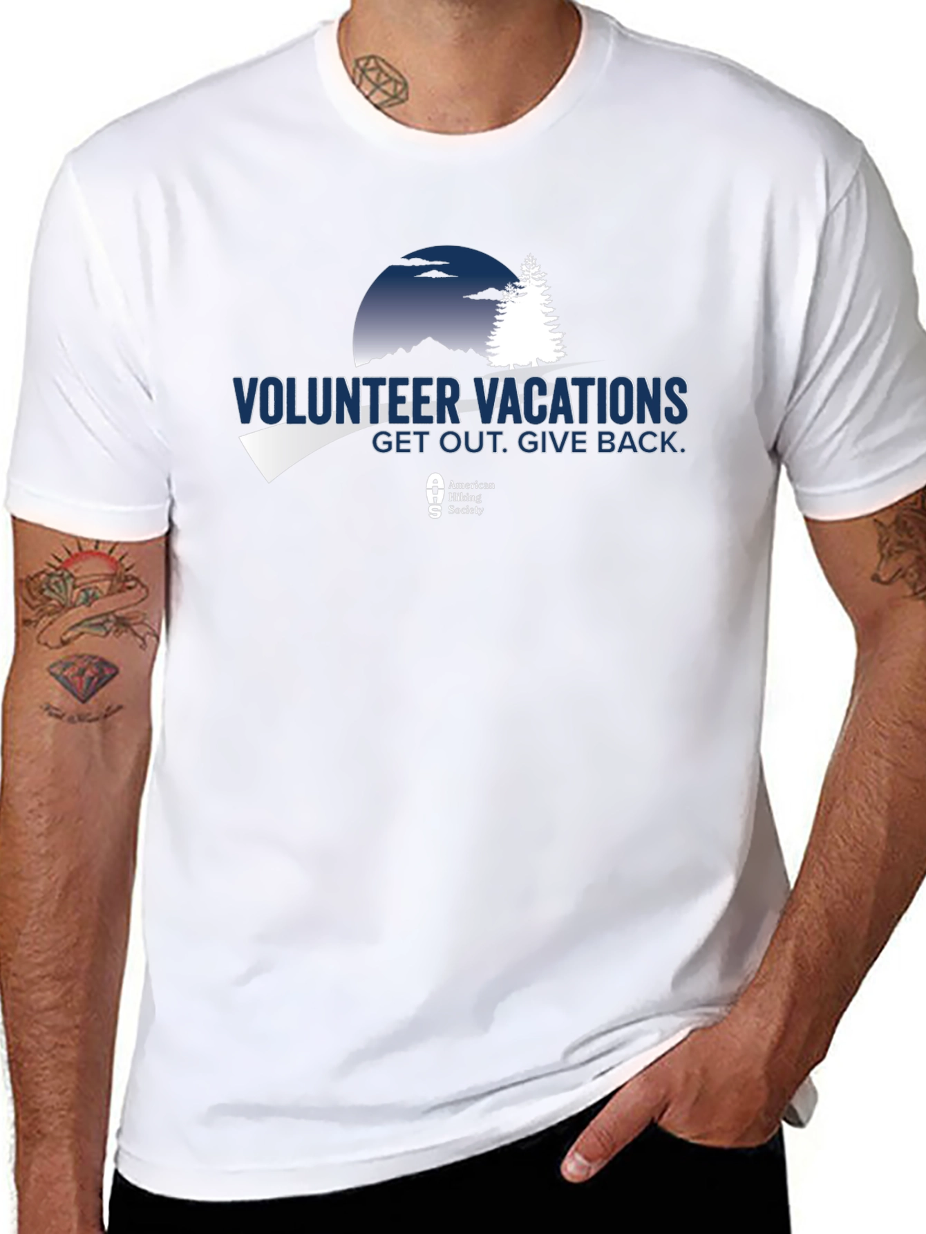 Volunteer Vacations Graphic T-Shirt - Get Out Give Back!