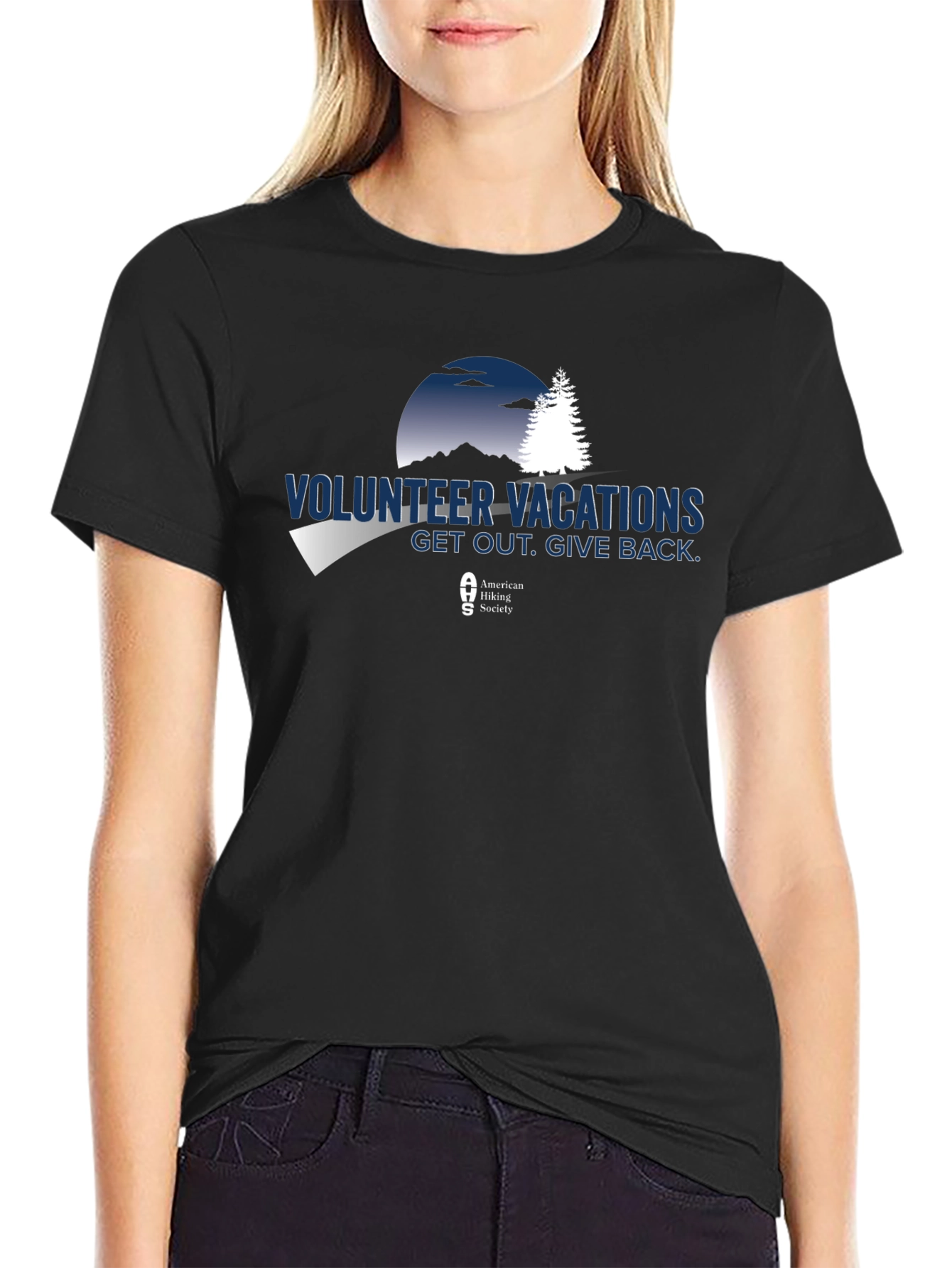 Volunteer Vacations Graphic T-Shirt - Get Out Give Back!